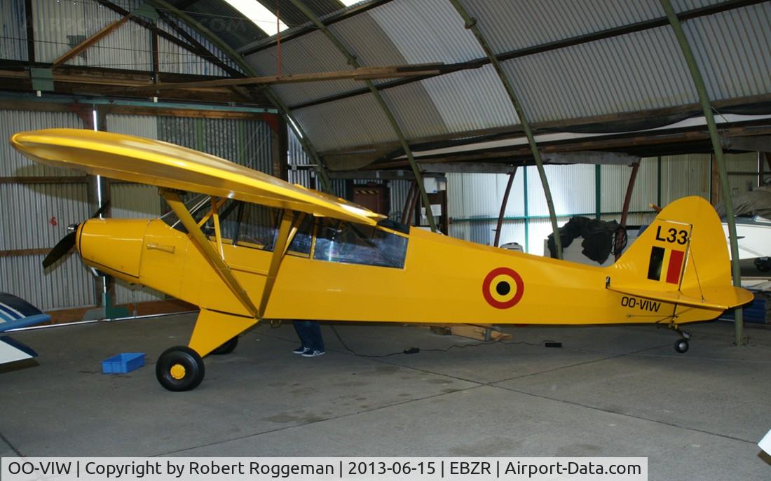 OO-VIW, Piper L-18C Super Cub (PA-18-95) C/N 18-1544, BAHA visit