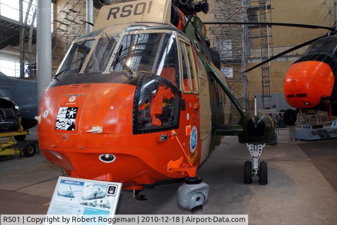 RS01, 1976 Westland Sea King Mk.48 C/N WA831, Preserved Brussels Air Museum.