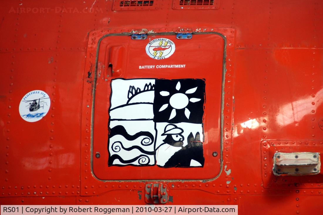 RS01, 1976 Westland Sea King Mk.48 C/N WA831, Preserved Brussels Air Museum.