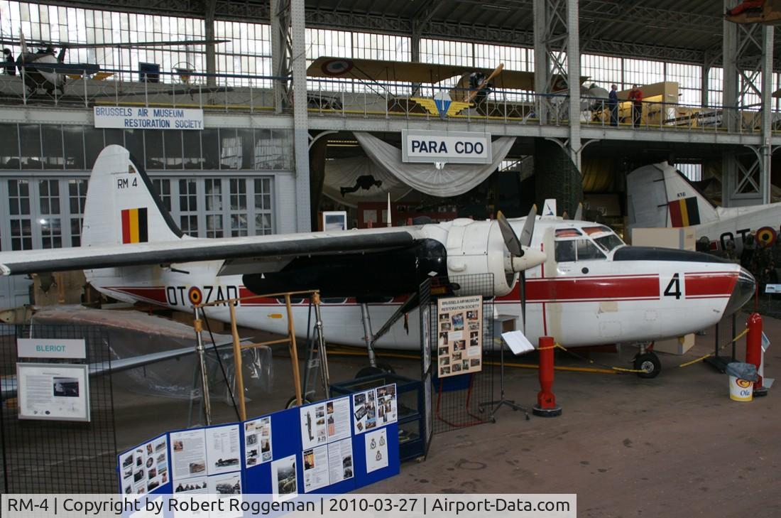RM-4, 1954 Hunting Percival P-66 Pembroke C51 C/N P66-0021, OT-ZAD.Preserved Brussels Air Museum.