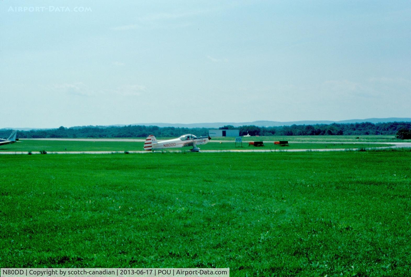 N80DD, 1973 Mudry CAP-10B C/N 34, 1973 Avions Mudry Et Cie CAP 10B, N80DD, at Dutchess County Airport, Poughkeepsie, NY - September 1976