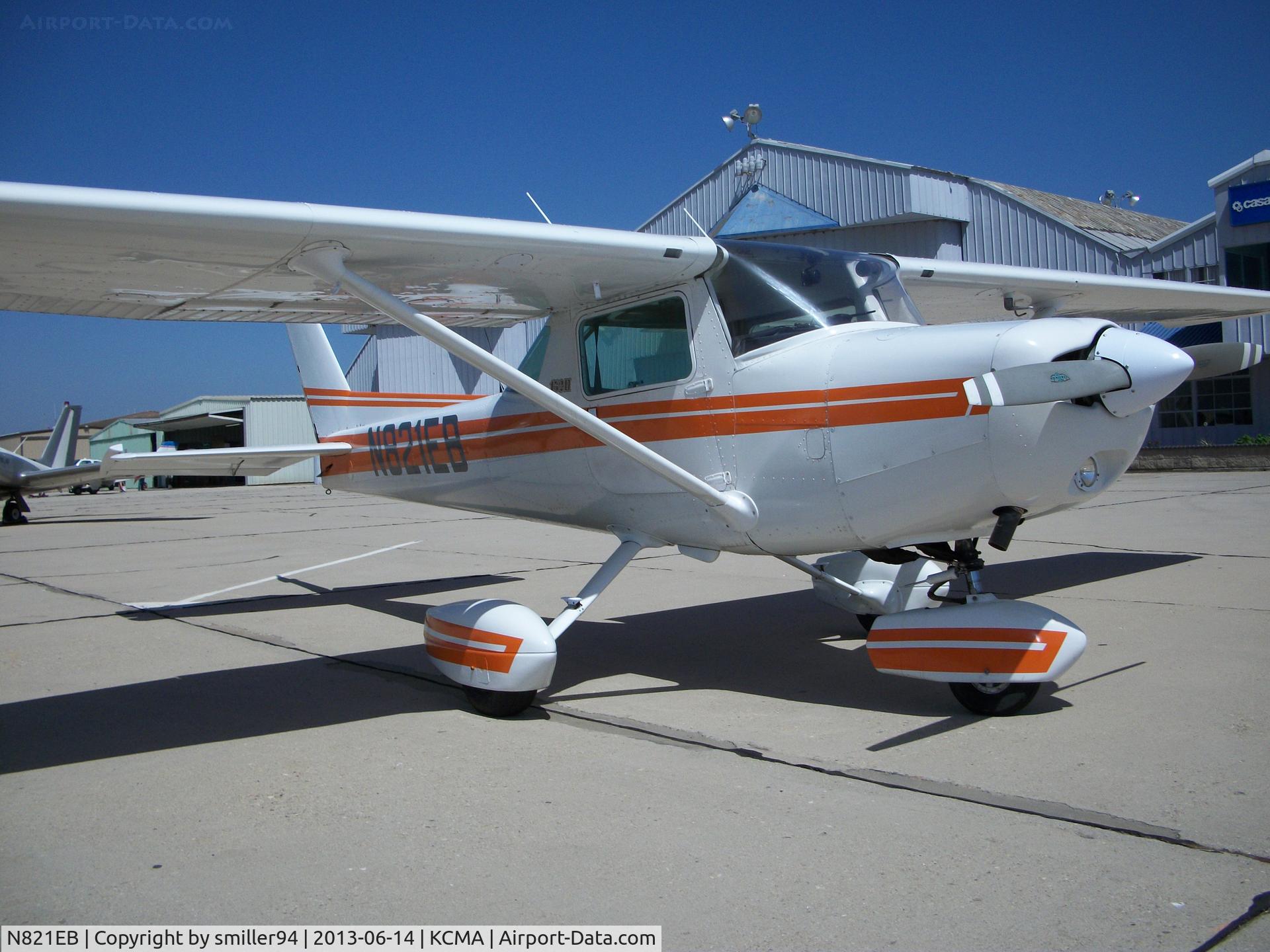 N821EB, 1981 Cessna 152 C/N 15285210, Sparrow hawk Cessna mod.