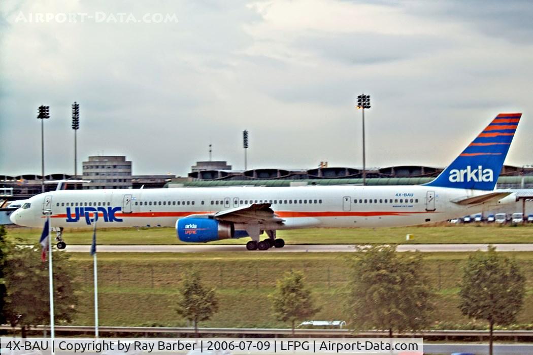4X-BAU, 1999 Boeing 757-3E7 C/N 30178, Boeing 757-3E7 [30178] (Arika) Paris-Charles De Gaulle~F 09/07/2006
