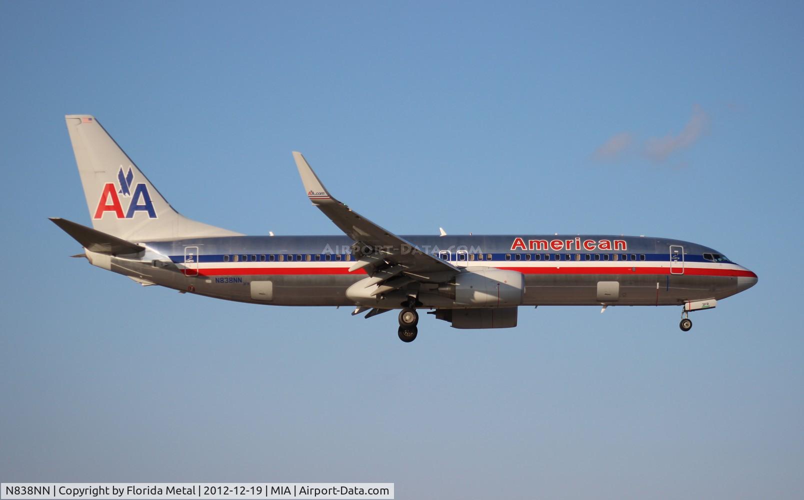N838NN, 2010 Boeing 737-823 C/N 31097, American 737-800