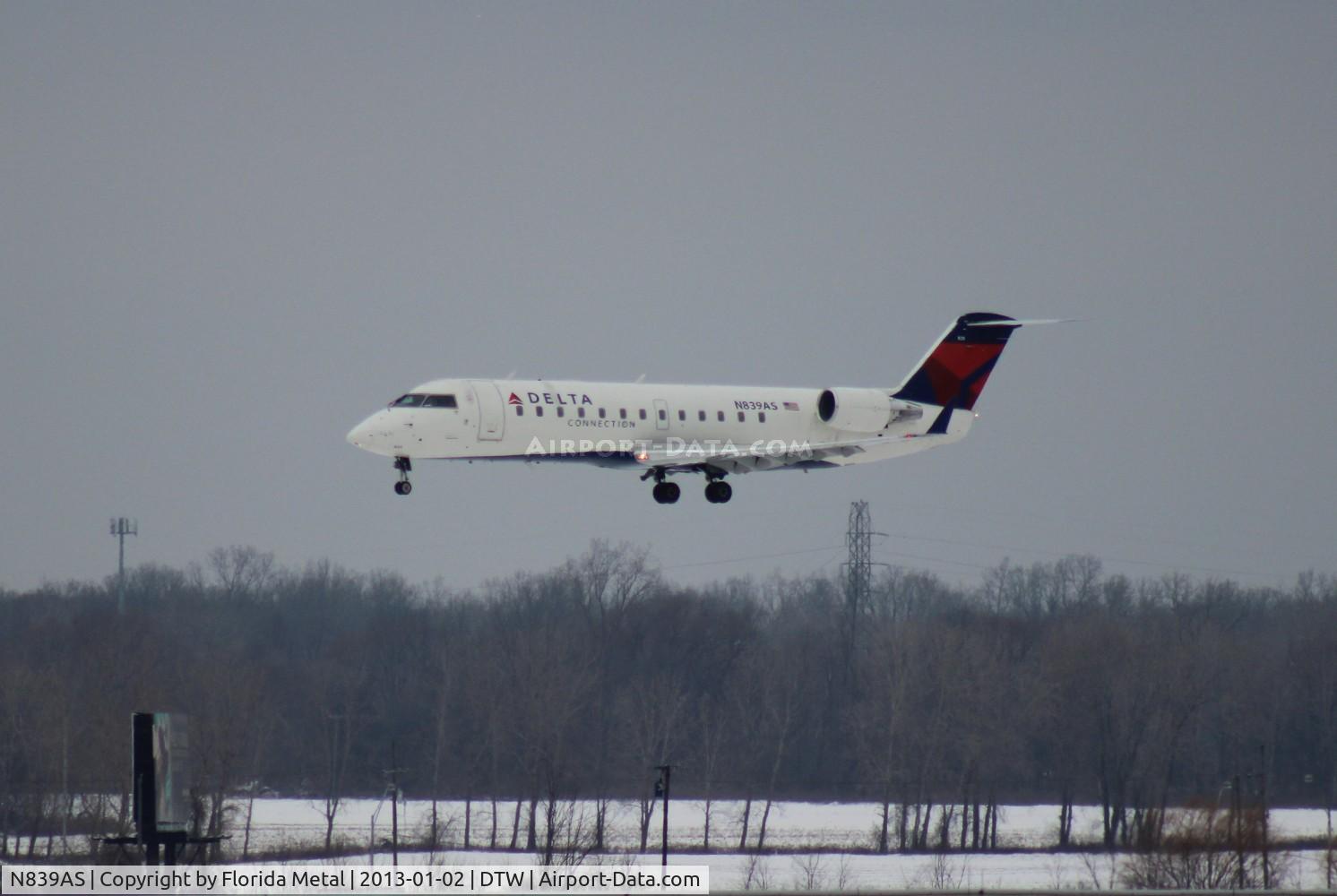 N839AS, 1999 Bombardier CRJ-200ER (CL-600-2B19) C/N 7284, ASA CRJ