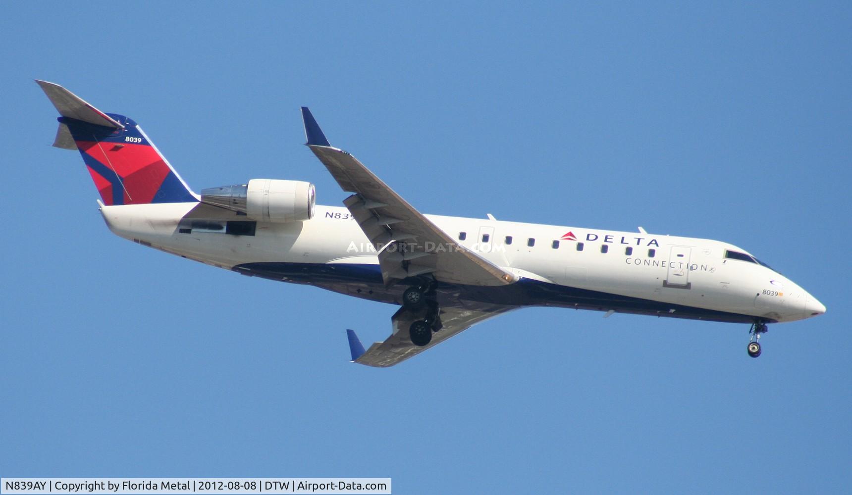N839AY, 2005 Bombardier CRJ-200 (CL-600-2B19) C/N 8039, Delta Connection CRJ-200