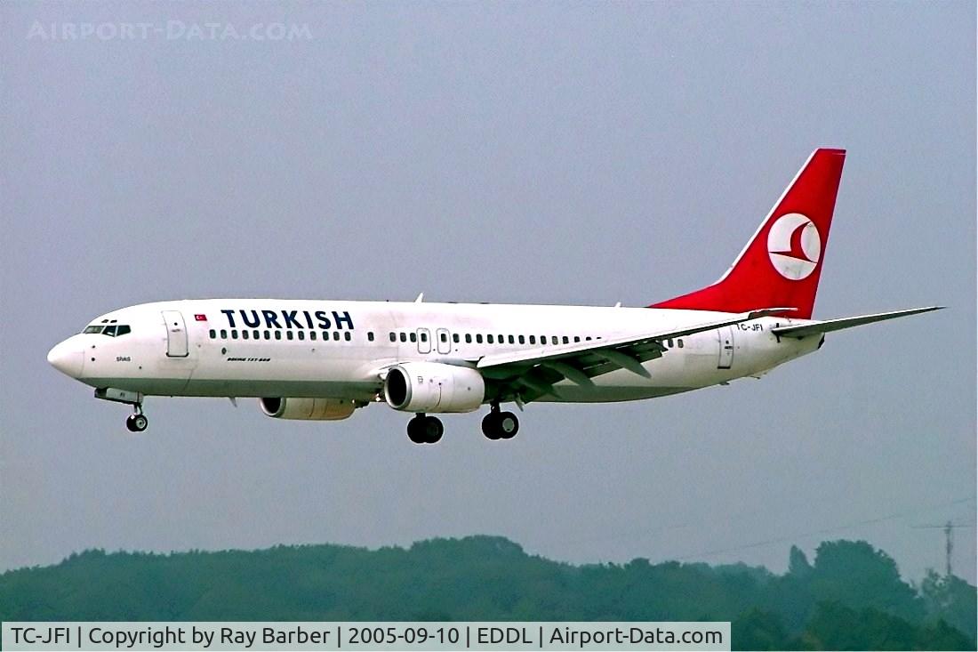TC-JFI, 1999 Boeing 737-8F2 C/N 29771, Boeing 737-8F2 [29771] (THY Turkish Airlines) Dusseldorf~D 10/09/2005