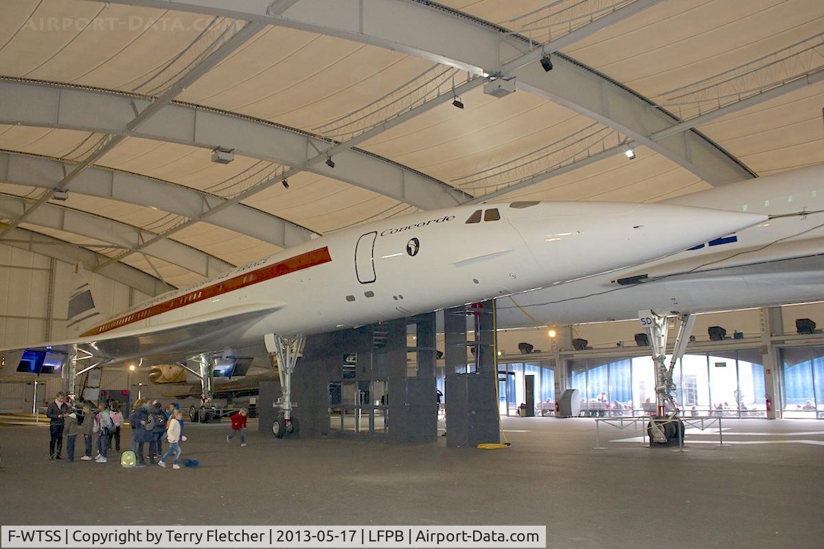 F-WTSS, 1968 Aerospatiale-BAC Concorde Prototype C/N 001, Exhibited at The Air & Space Museum at Le Bourget , Paris, France