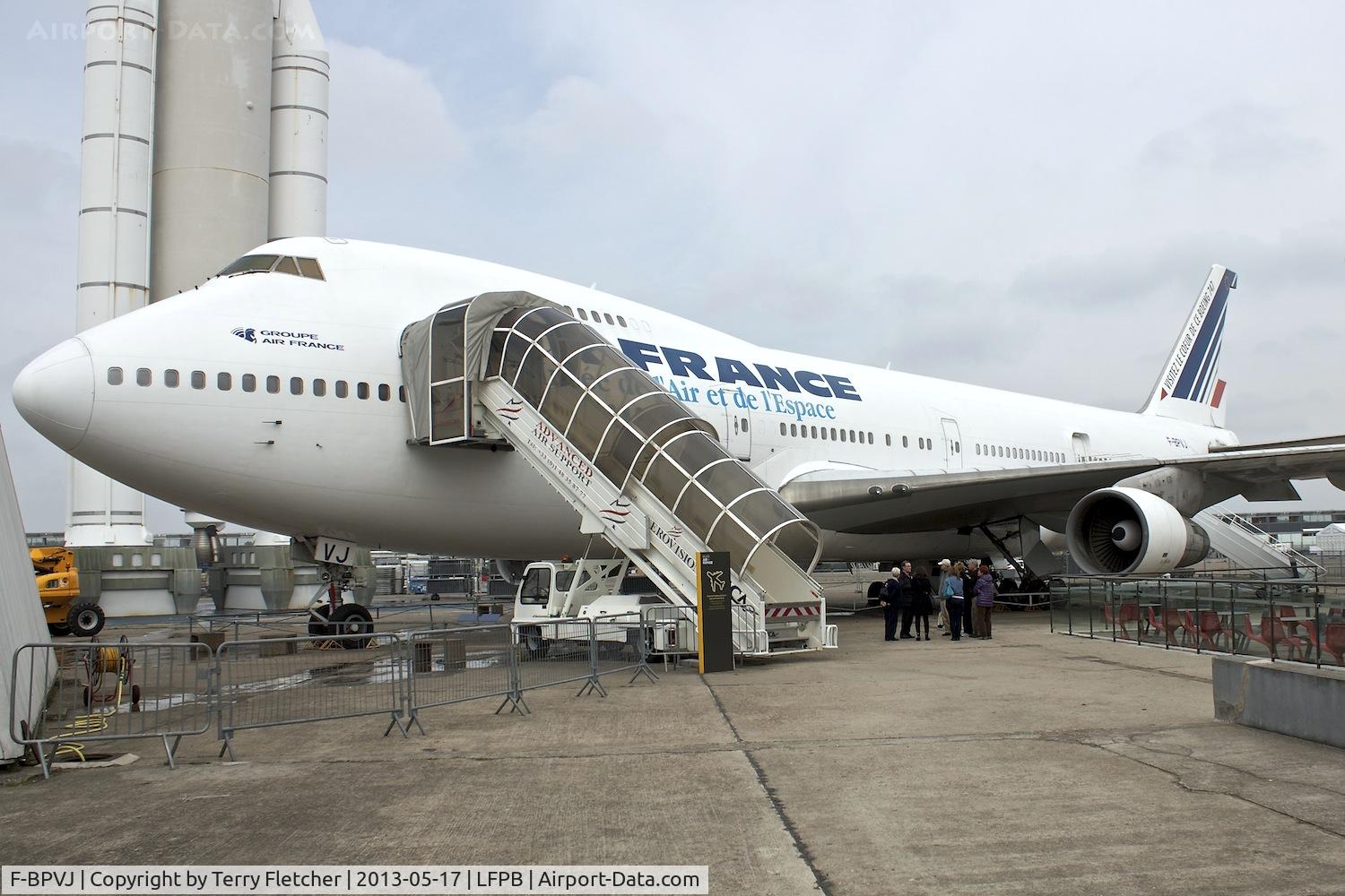 F-BPVJ, 1972 Boeing 747-128 C/N 20541, Exhibited at The Air & Space Museum at Le Bourget , Paris, France