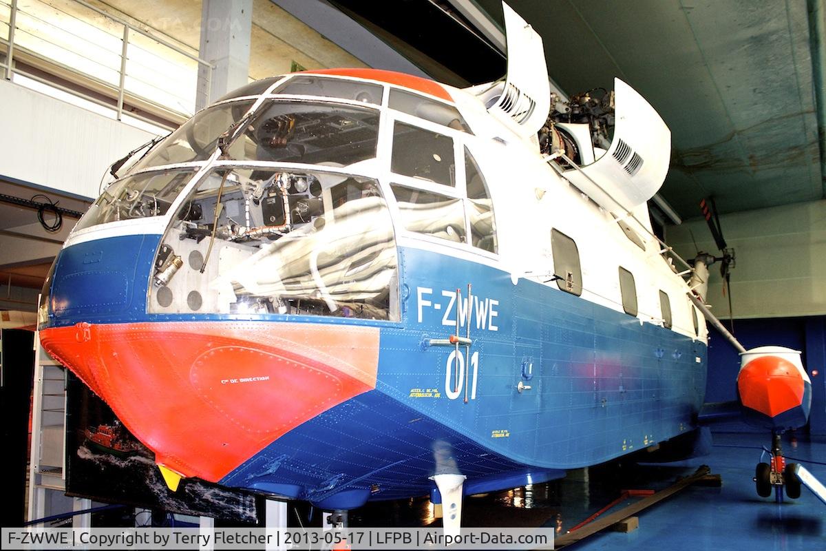 F-ZWWE, 1962 SNCASE SE-3210 Super Frelon C/N 01, Exhibited at The Air & Space Museum at Le Bourget , Paris, France
