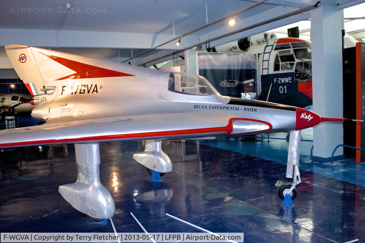F-WGVA, Payen Pa-49B Katy Delta C/N 01, Exhibited at The Air & Space Museum at Le Bourget , Paris, France