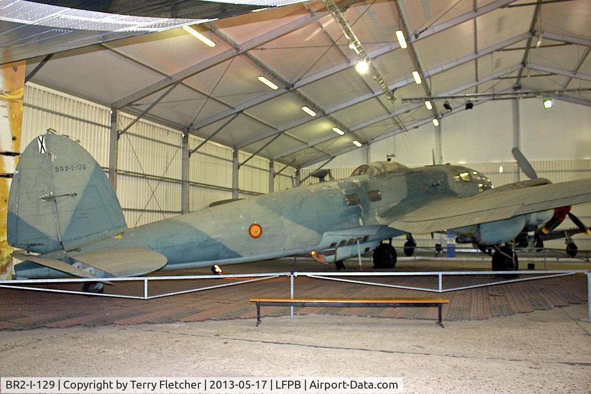 BR2-I-129, CASA 2-111D C/N 123, Exhibited at The Air & Space Museum at Le Bourget , Paris, France