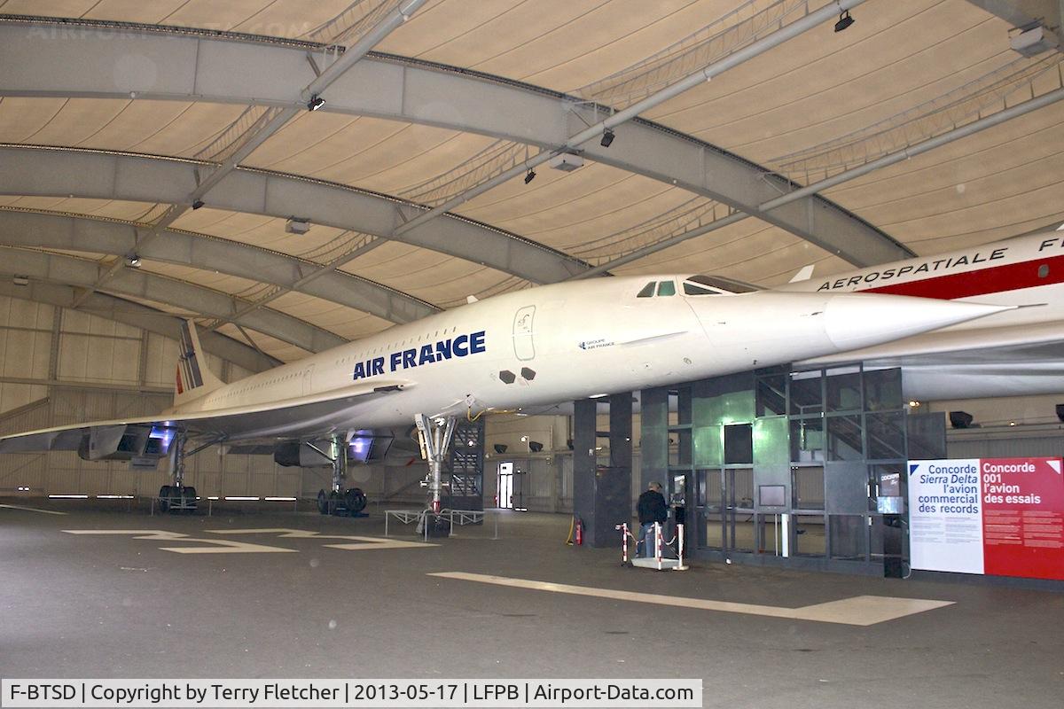 F-BTSD, 1978 Aerospatiale-BAC Concorde 101 C/N 13, Exhibited at The Air & Space Museum at Le Bourget , Paris, France