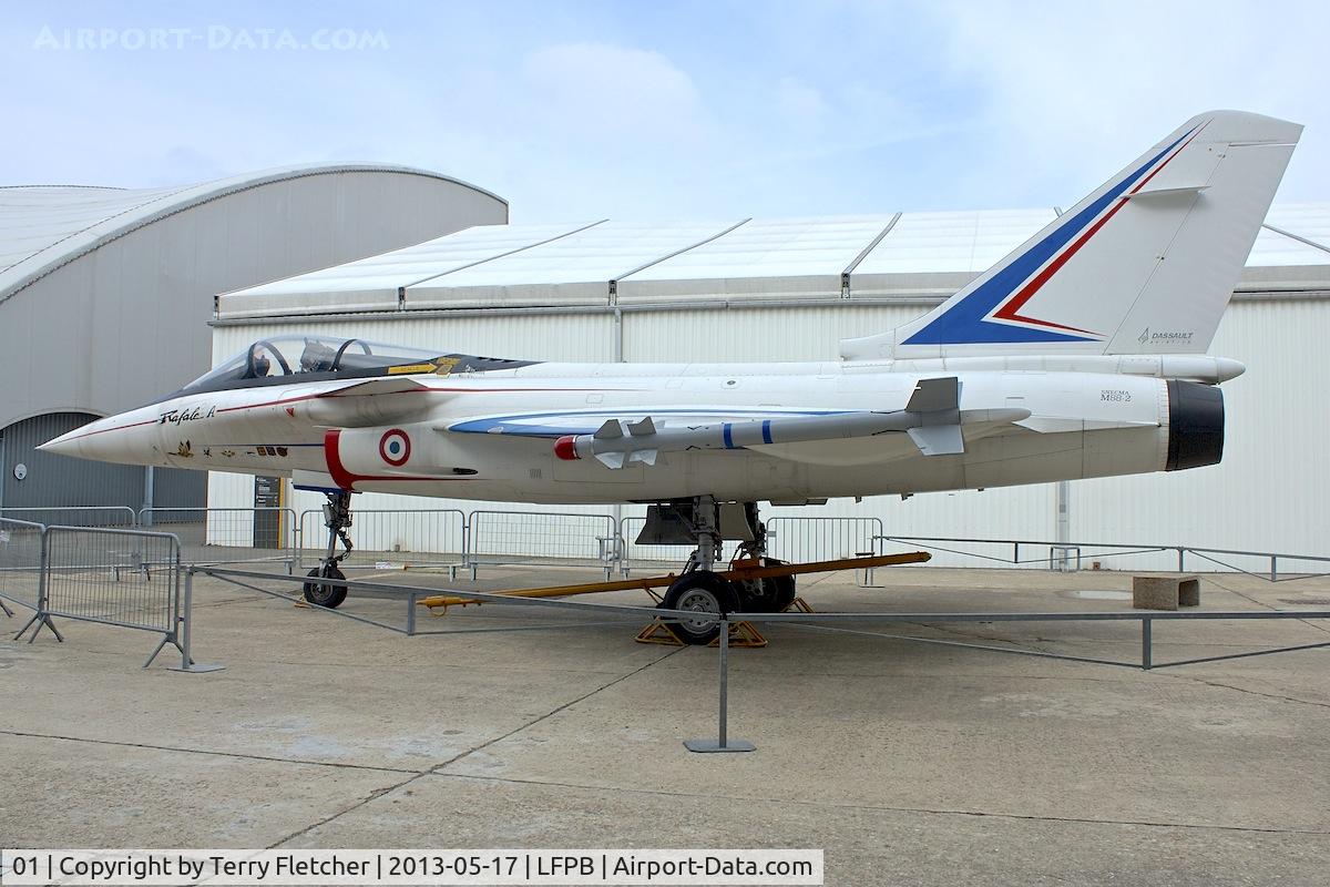 01, 1986 Dassault Rafale A C/N 01, Exhibited at The Air & Space Museum at Le Bourget , Paris, France