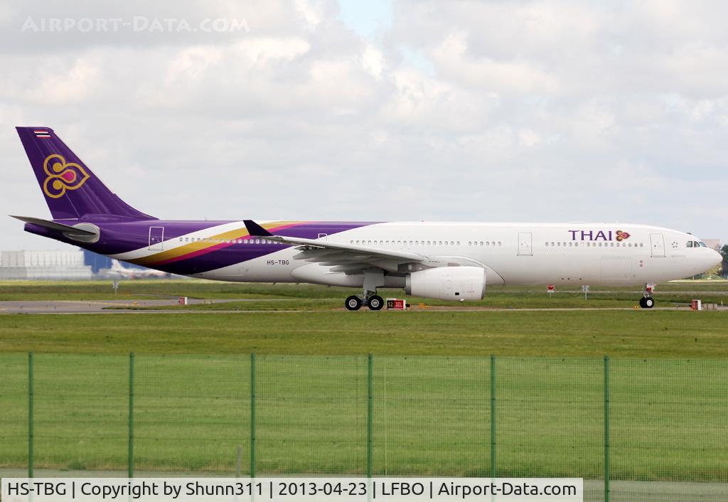 HS-TBG, 2013 Airbus A330-343X C/N 1408, Delivery day to FRA for interior outfitting...