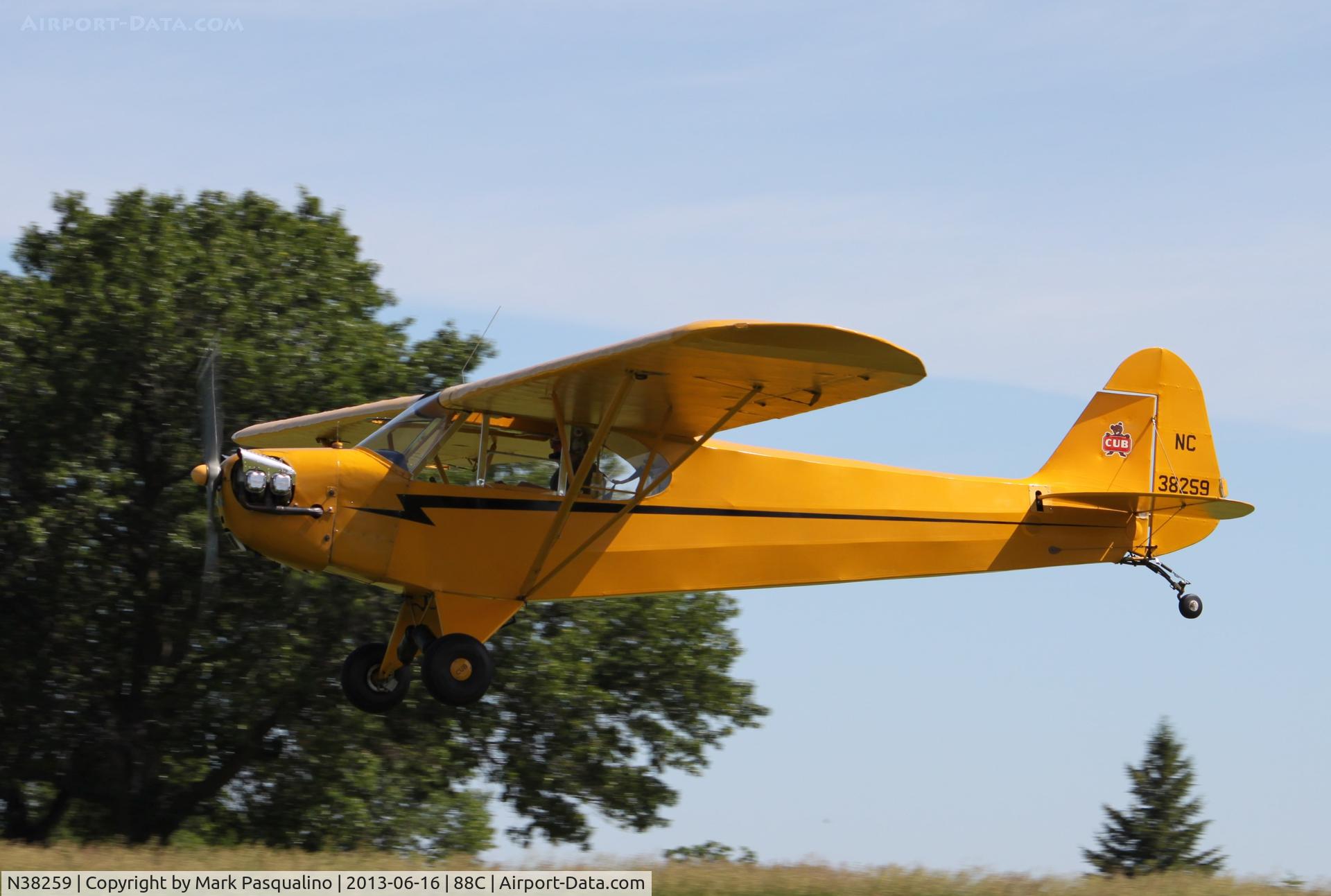 N38259, 1941 Piper J3F-65 C/N 6894, Piper J3F-65