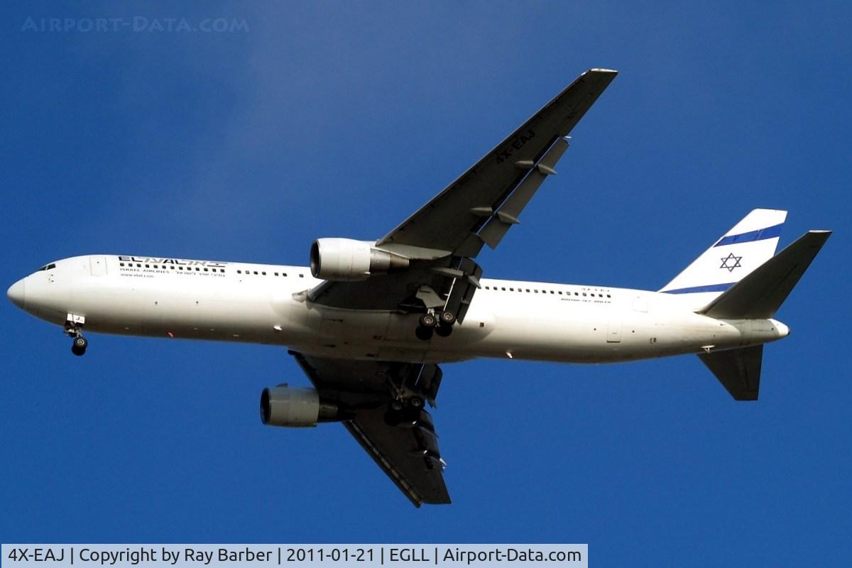 4X-EAJ, 1991 Boeing 767-330/ER C/N 25208/381, Boeing 767-330ER [25208] (El Al Israel Airlines) Home~G 21/01/2011
