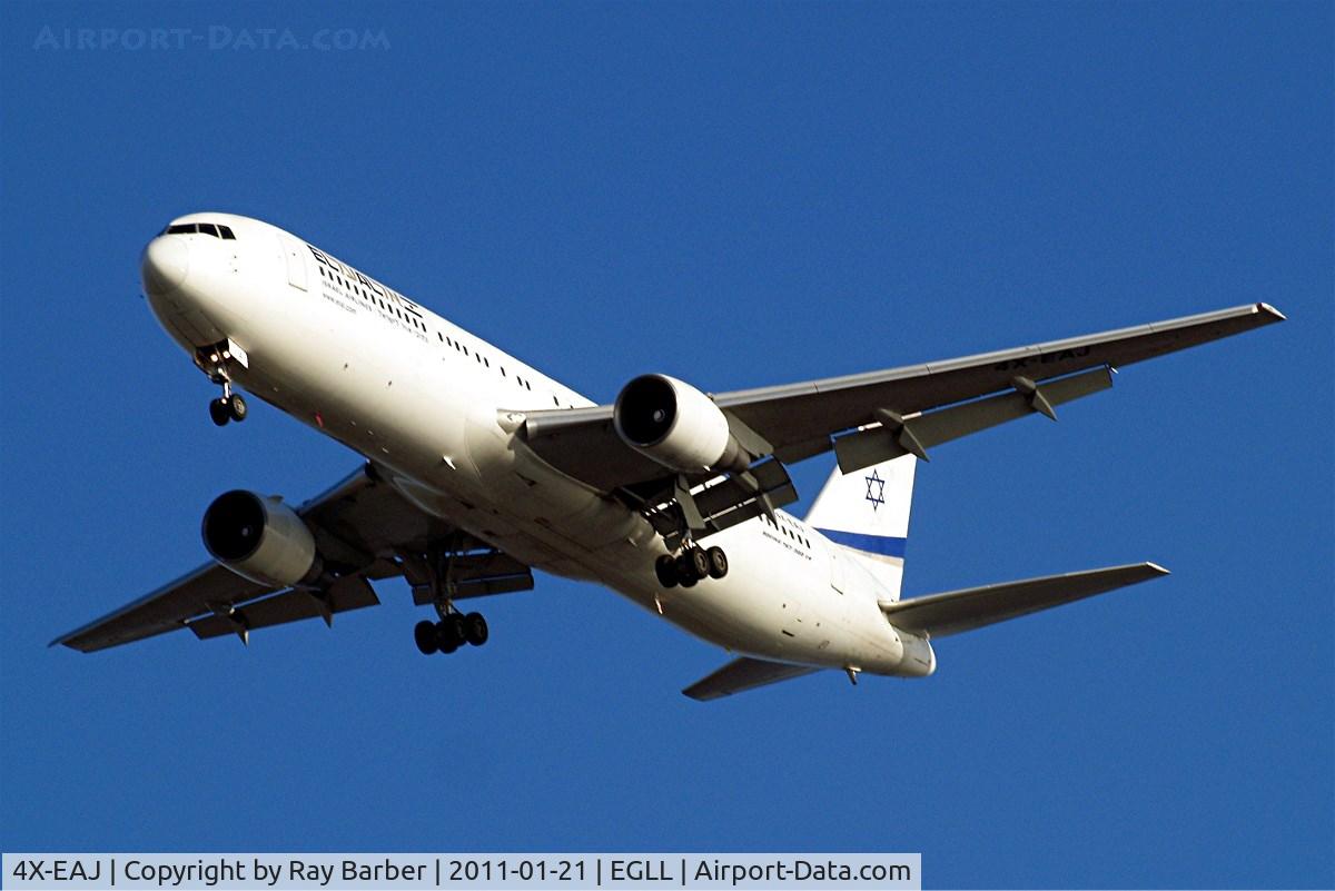 4X-EAJ, 1991 Boeing 767-330/ER C/N 25208/381, Boeing 767-330ER [25208] (El Al Israel Airlines) Home~G 21/01/2011
