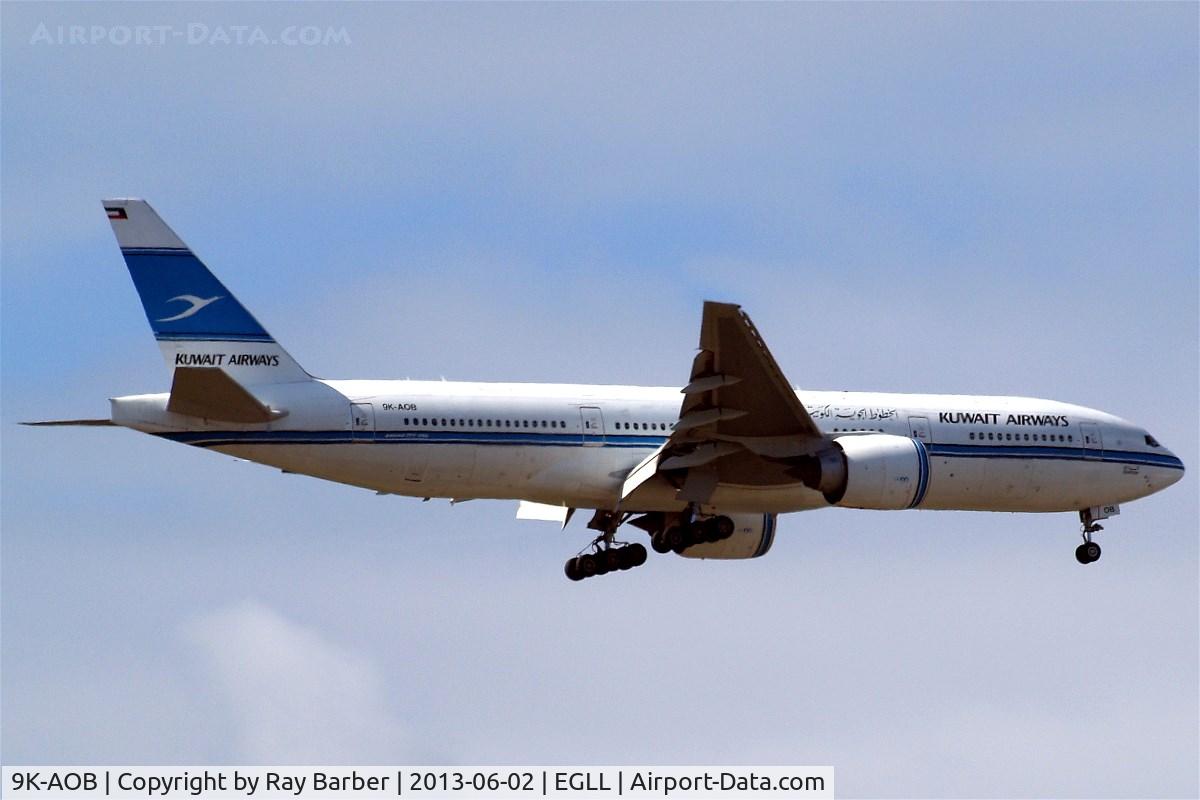 9K-AOB, 1998 Boeing 777-269/ER C/N 28744, Boeing 777-269ER [28744] (Kuwait Airways) Home~G 02/06/2013