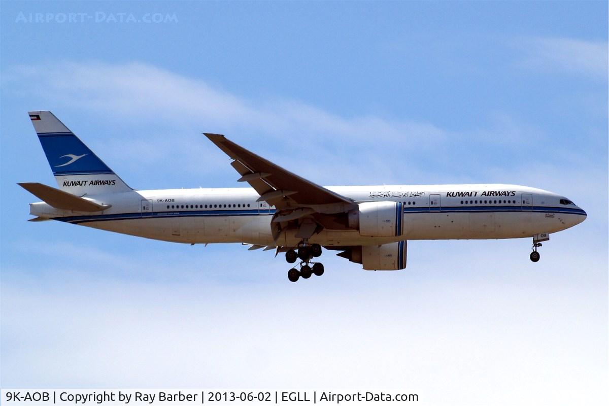 9K-AOB, 1998 Boeing 777-269/ER C/N 28744, Boeing 777-269ER [28744] (Kuwait Airways) Home~G 02/06/2013