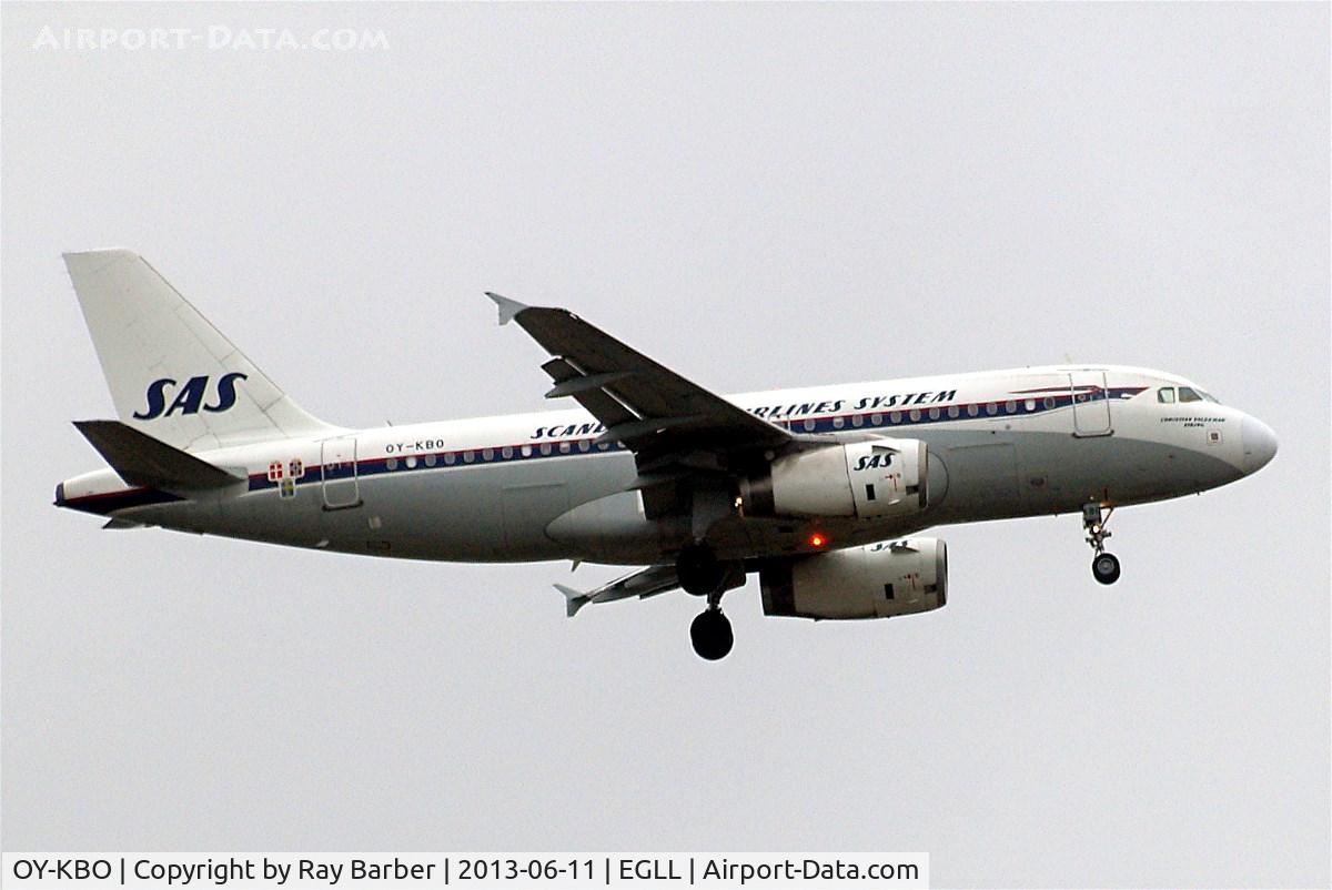 OY-KBO, 2006 Airbus A319-131 C/N 2850, Airbus A319-131 [2850] (SAS Scandinavian Airlines) Home~G 11/06/2013