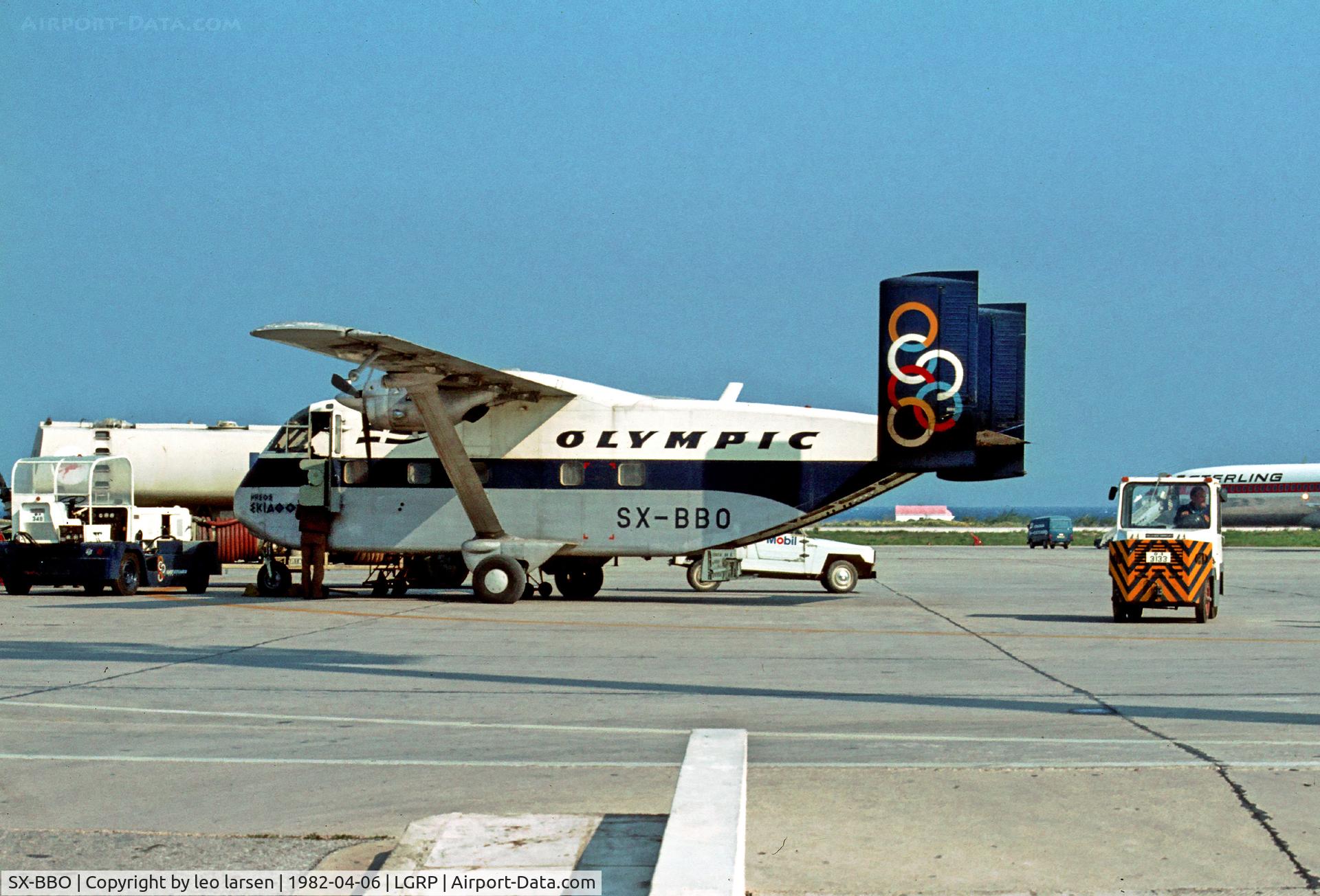 SX-BBO, 1969 Short Skyvan 3-200 C/N SH.1870, Rhodos Greece  6.4.82
