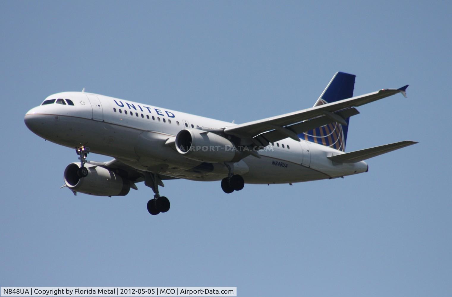 N848UA, 2002 Airbus A319-131 C/N 1647, United A319