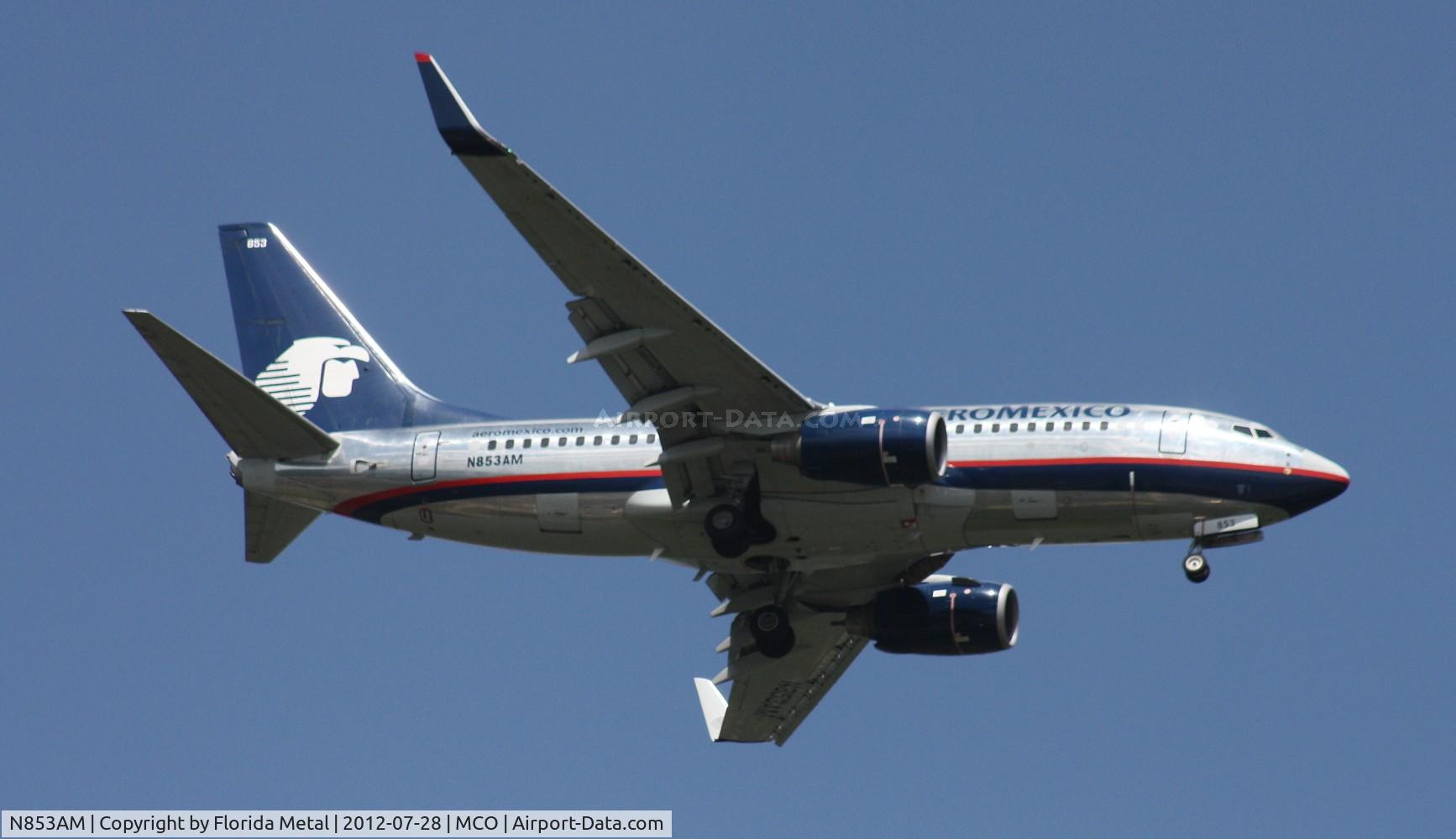 N853AM, 2004 Boeing 737-700 C/N 33791, Aeromexico 737-700