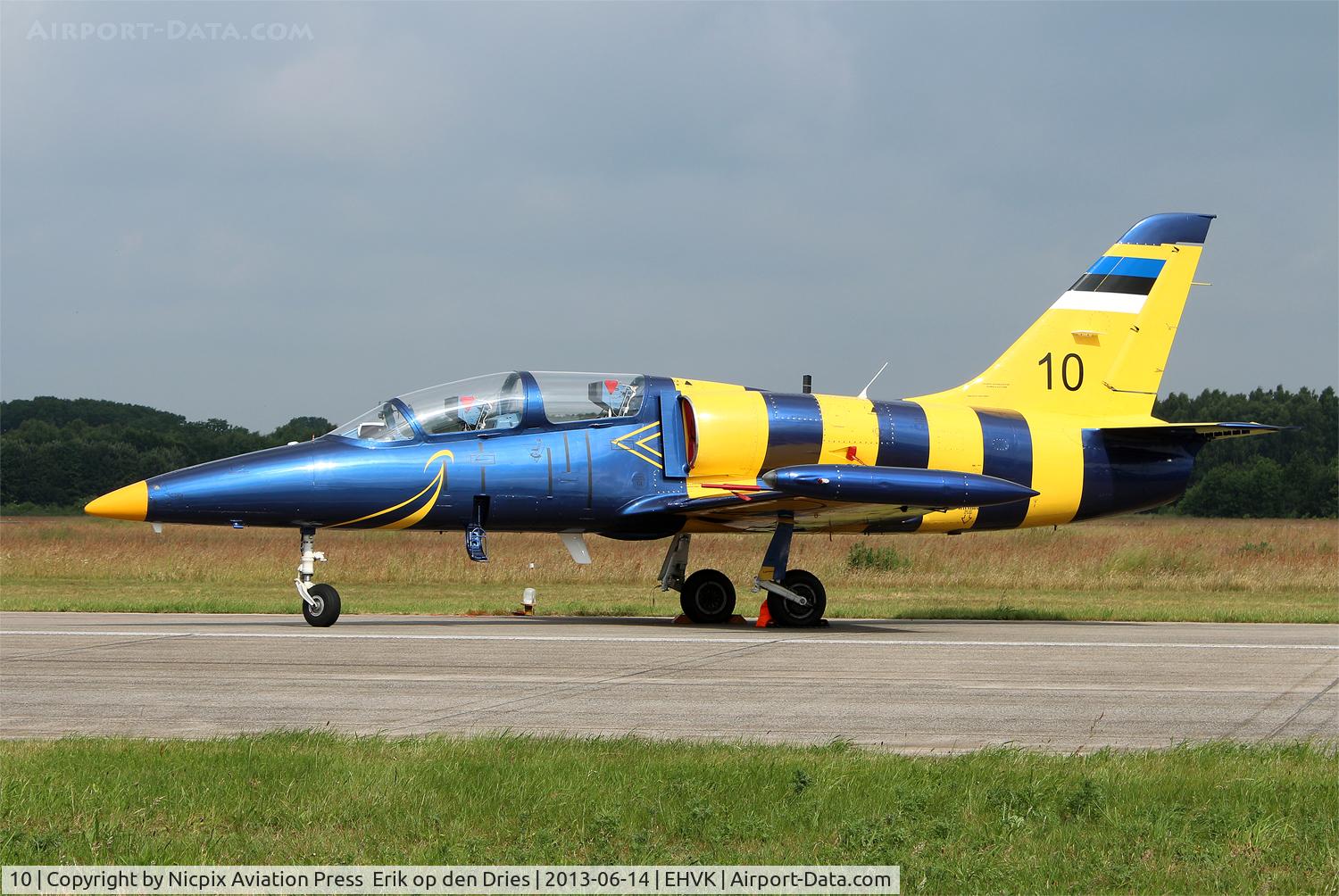 10, Aero L-39C Albatros C/N 934669, Estonia AF L-39C in attractice scheme at the Volkel Open House 2013