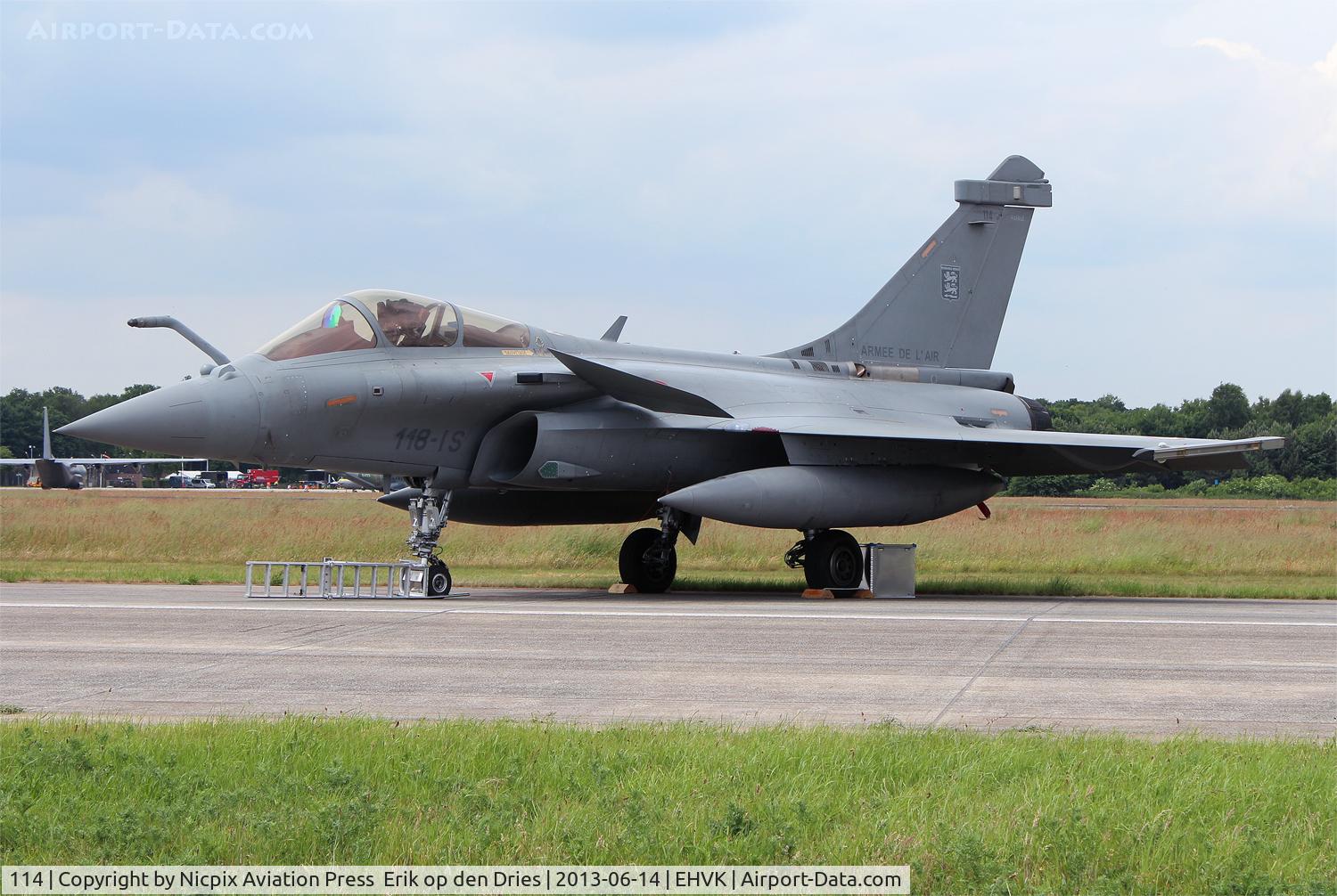114, Dassault Rafale C C/N 114, Rafale C 114/118-IS on the static of Volkel Open House 2013