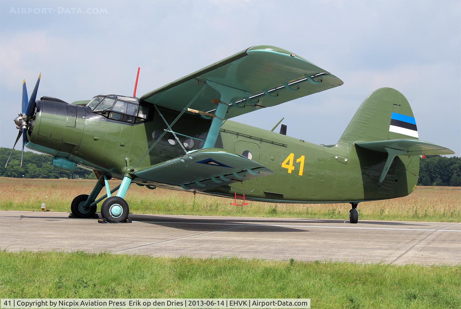 41, Antonov AN-2T C/N 111747320, Old lady An-2T 41 on the static of the Volkel Open House 2013