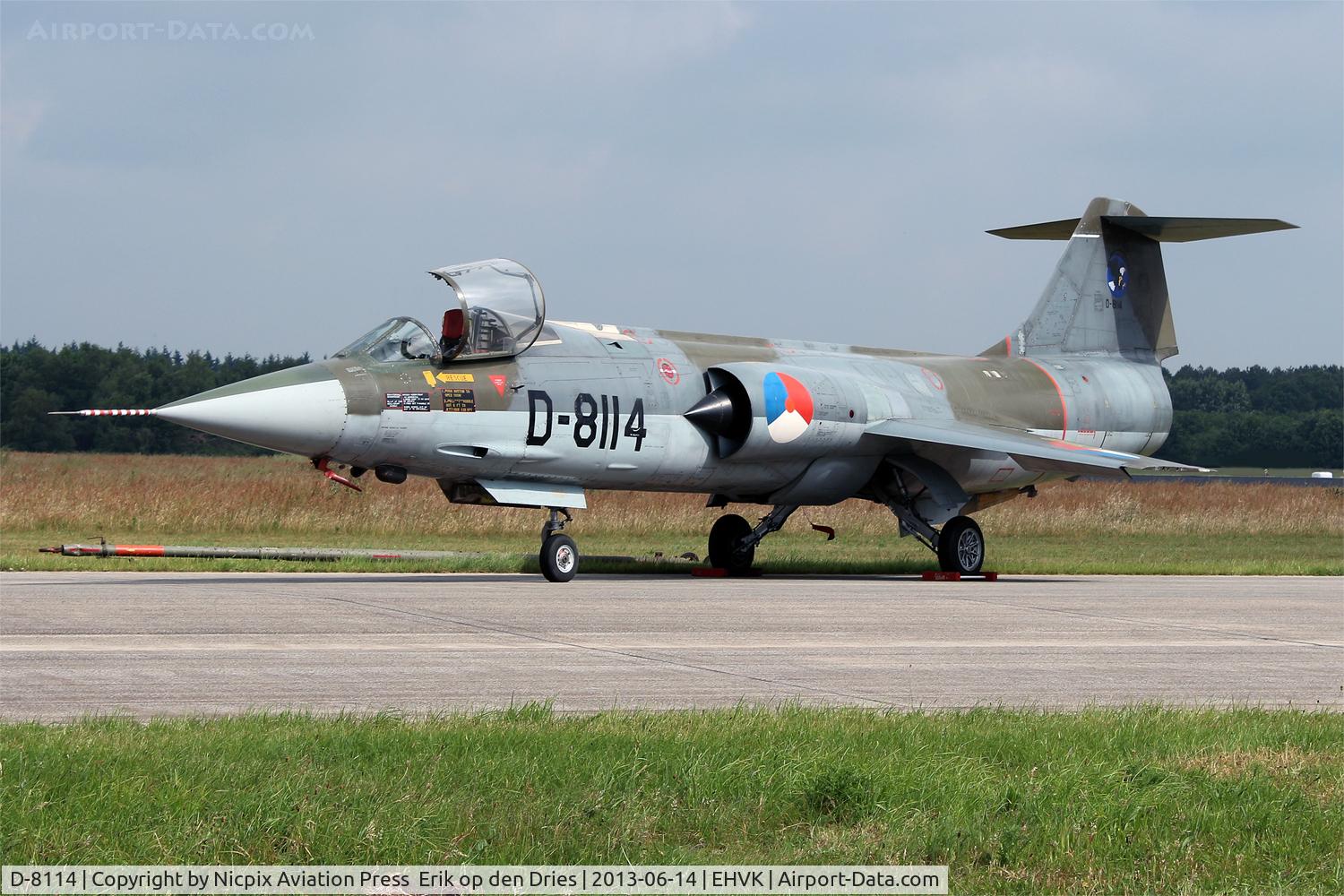 D-8114, Lockheed F-104G Starfighter C/N 638-8114, Old lady F-104G D-8114 seen here on the static of the Volkel Open House 2013