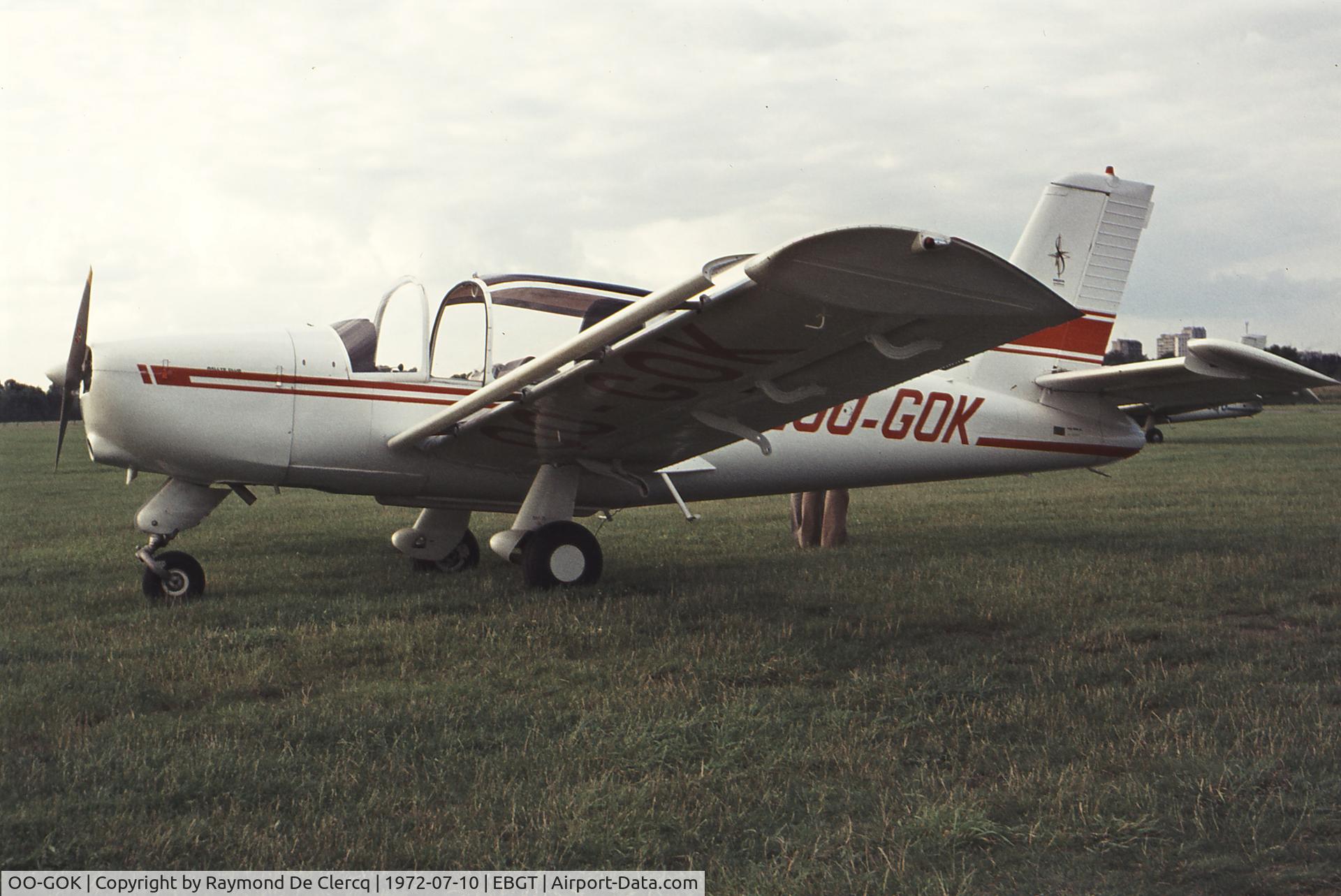 OO-GOK, 1972 Socata MS-880B Rallye Club C/N 2051, Gent  10-7-72