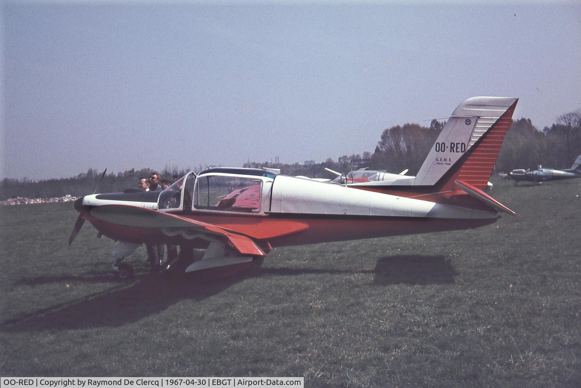 OO-RED, 1966 Morane-Saulnier MS.893A Rallye Commodore 180 C/N 10650, Gent  30-4-67