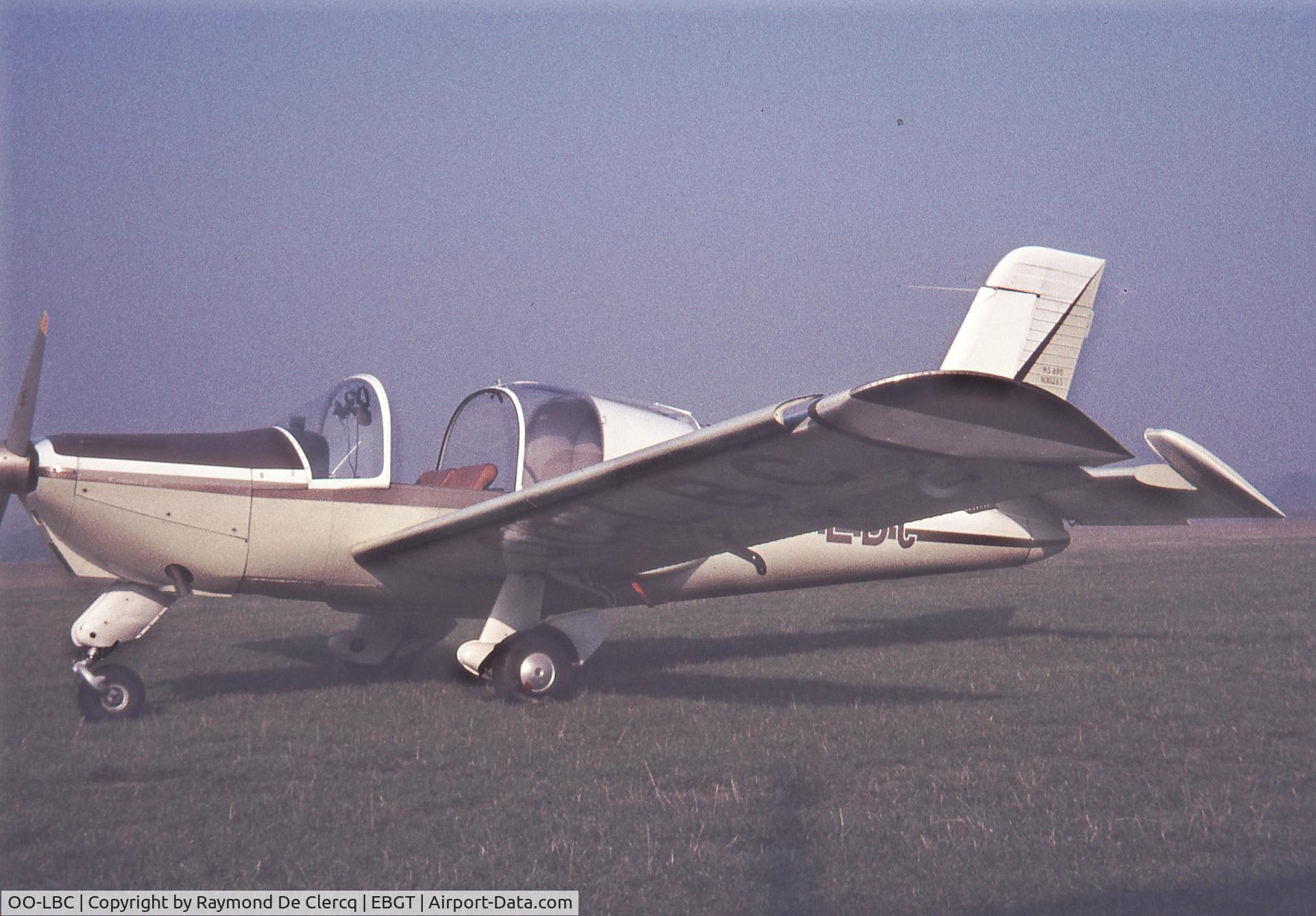 OO-LBC, 1962 Morane-Saulnier MS-892A Rallye Commodore 150 C/N 10283, Gent 1971