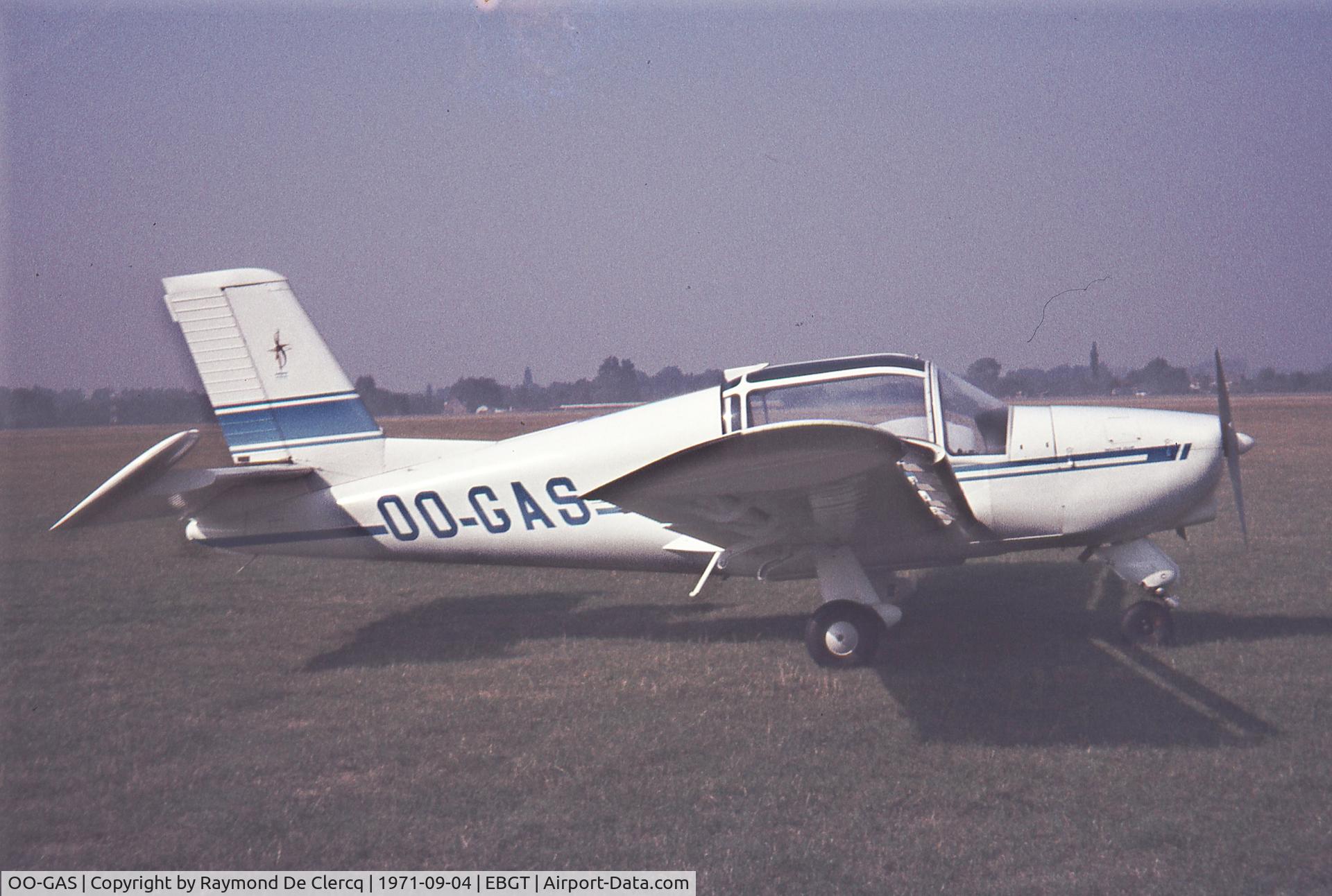 OO-GAS, Socata MS-880B Rallye Club C/N 1700, Gent  4-9-71