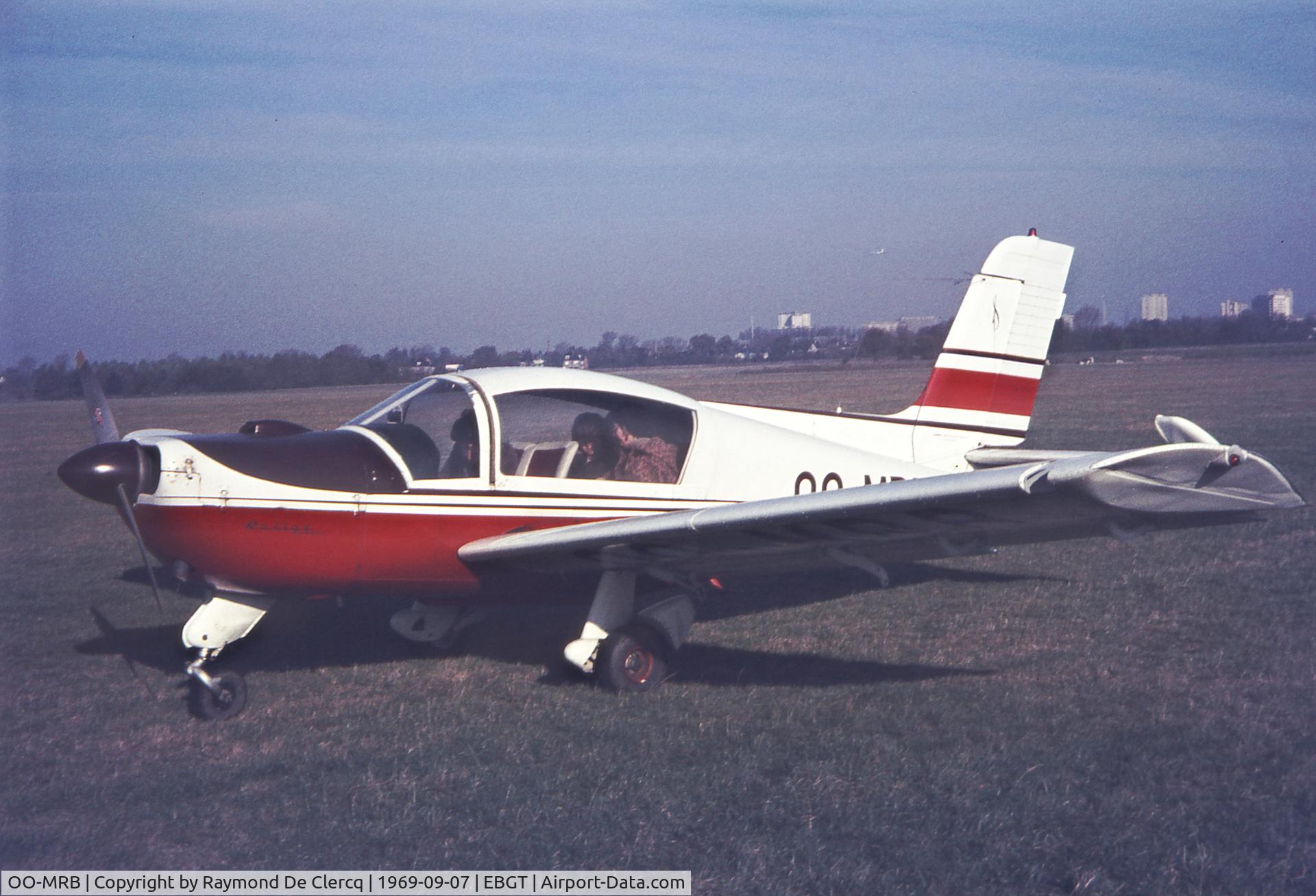 OO-MRB, 1969 Morane-Saulnier MS-892A Commodore 150 C/N 11409, Gent 7-9-69