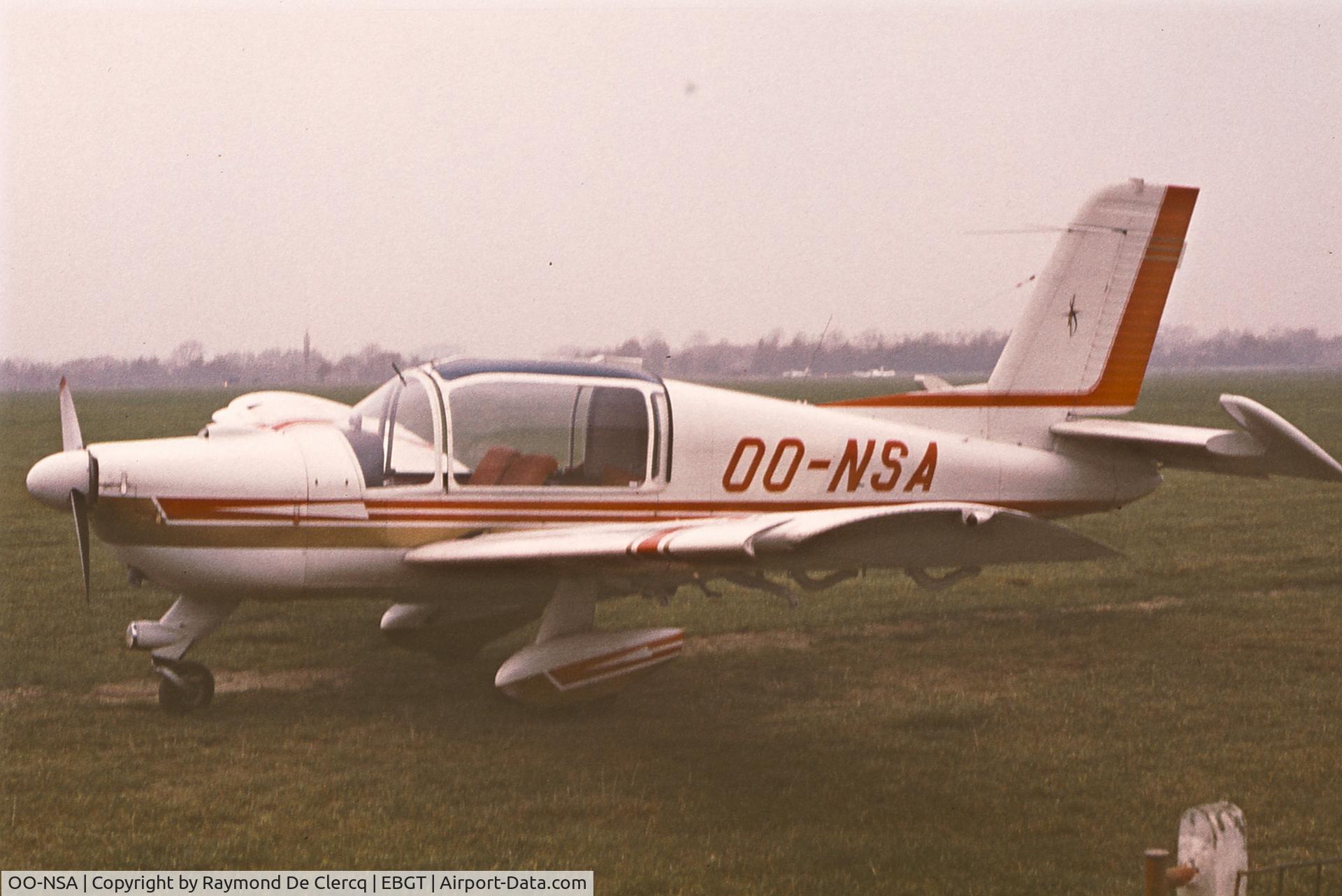 OO-NSA, Morane-Saulnier MS.893A Rallye Commodore 180 C/N 10612, Gent 1974