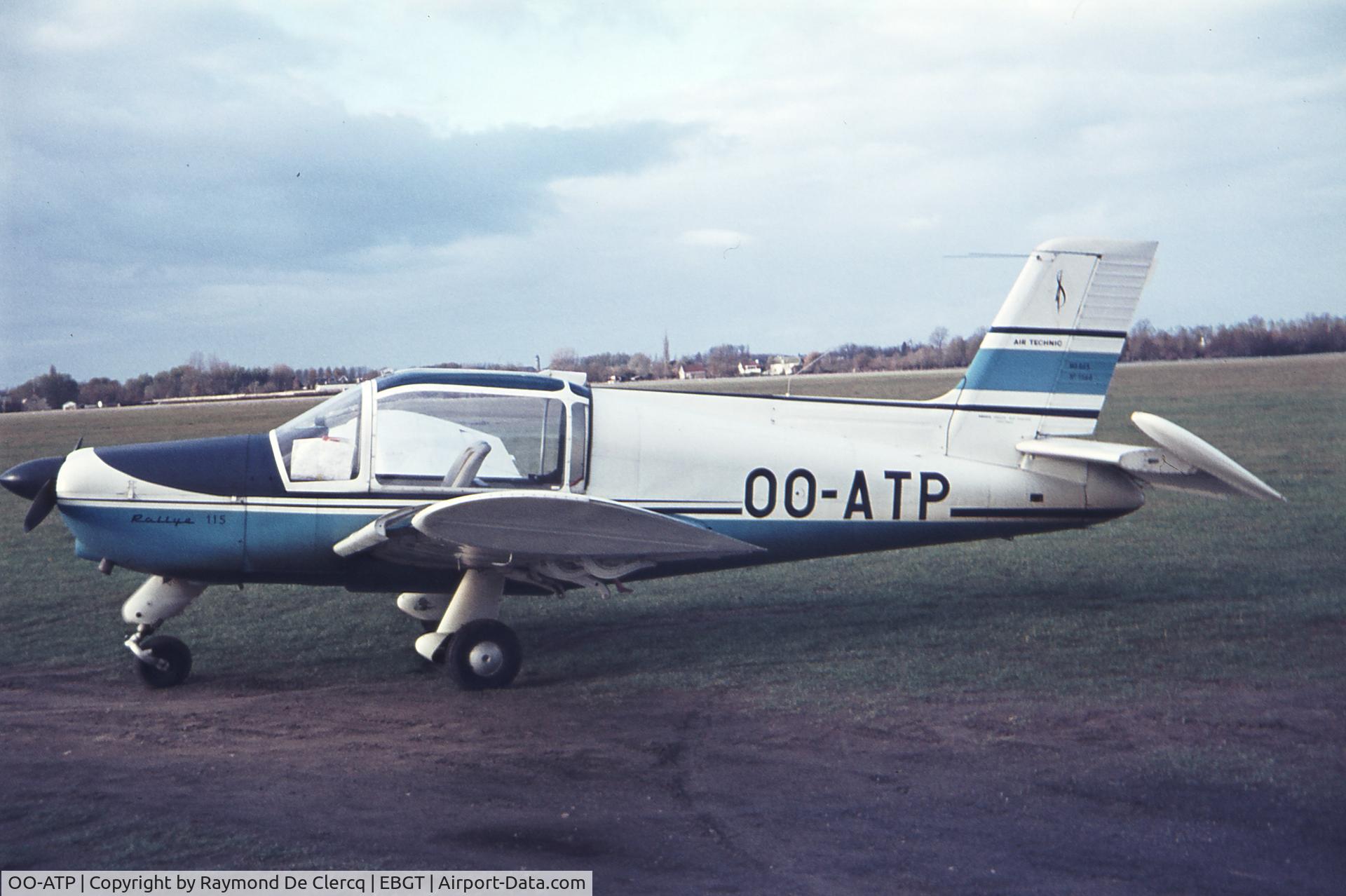 OO-ATP, 1970 Morane-Saulnier MS-883 Rallye 115 C/N 1568, Gent 1970