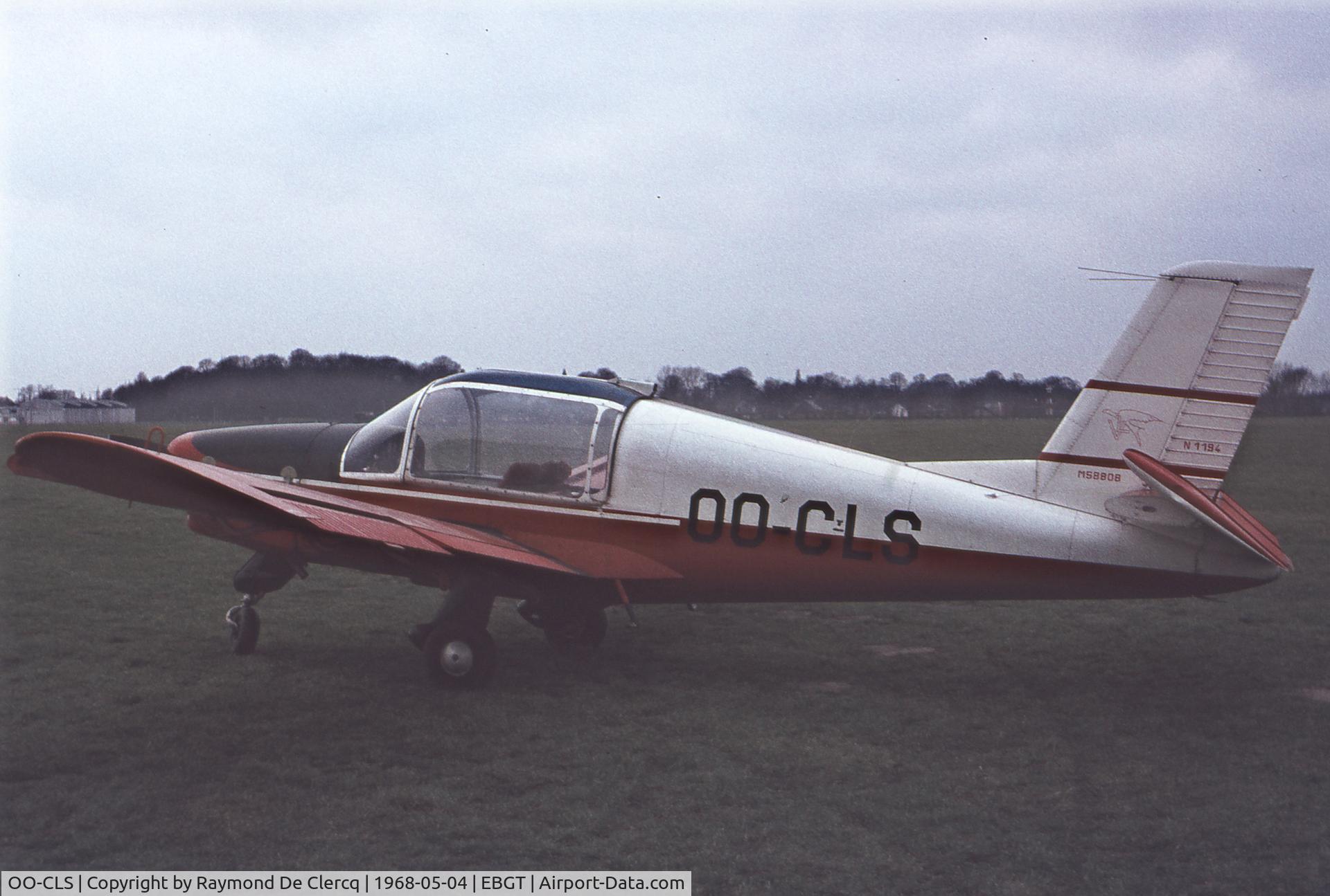 OO-CLS, 1968 Socata MS-880B Rallye Club C/N 1194, Gent 4-5-68