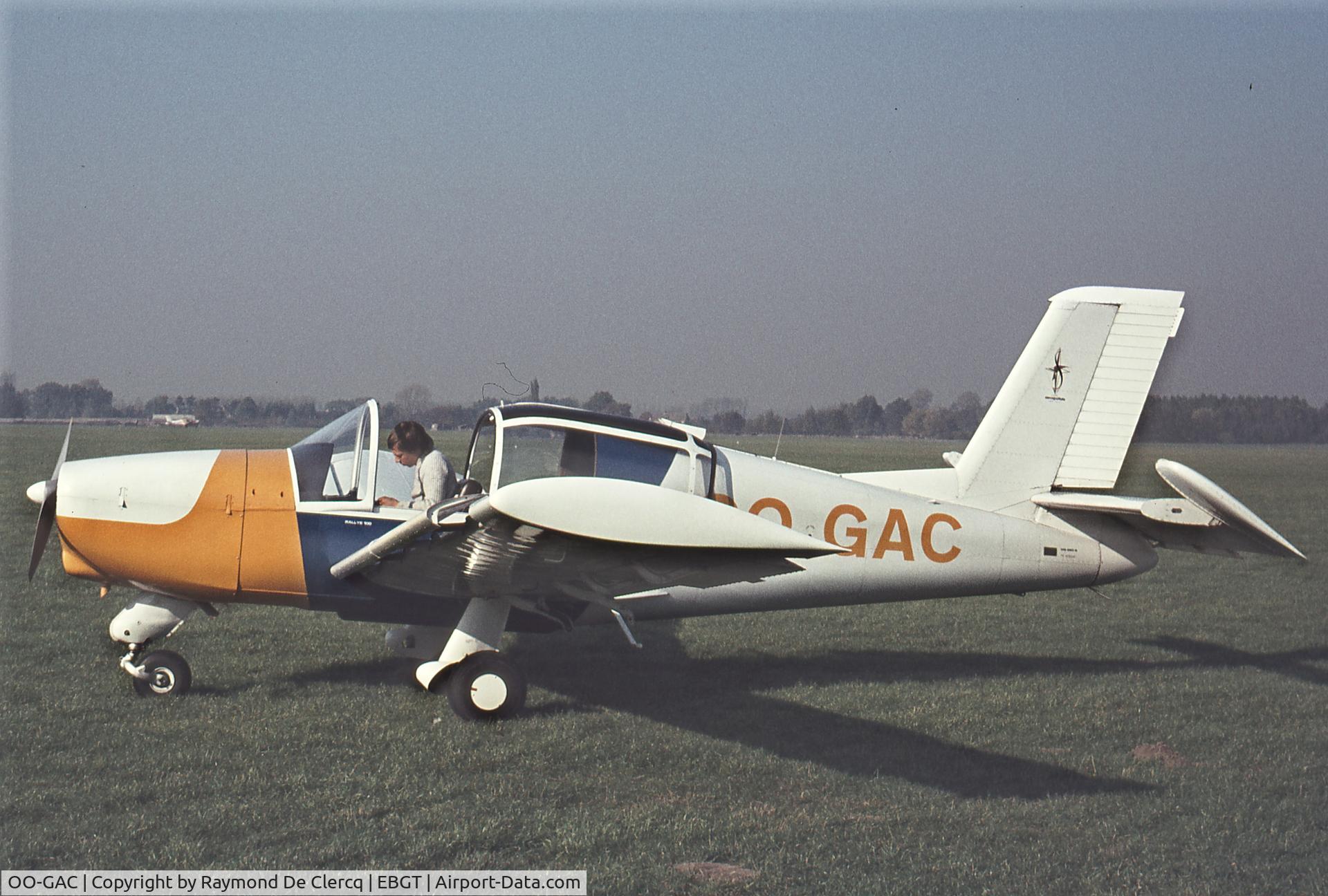 OO-GAC, 1973 Socata MS-880B Rallye Club C/N 2302, Gent  09-1973