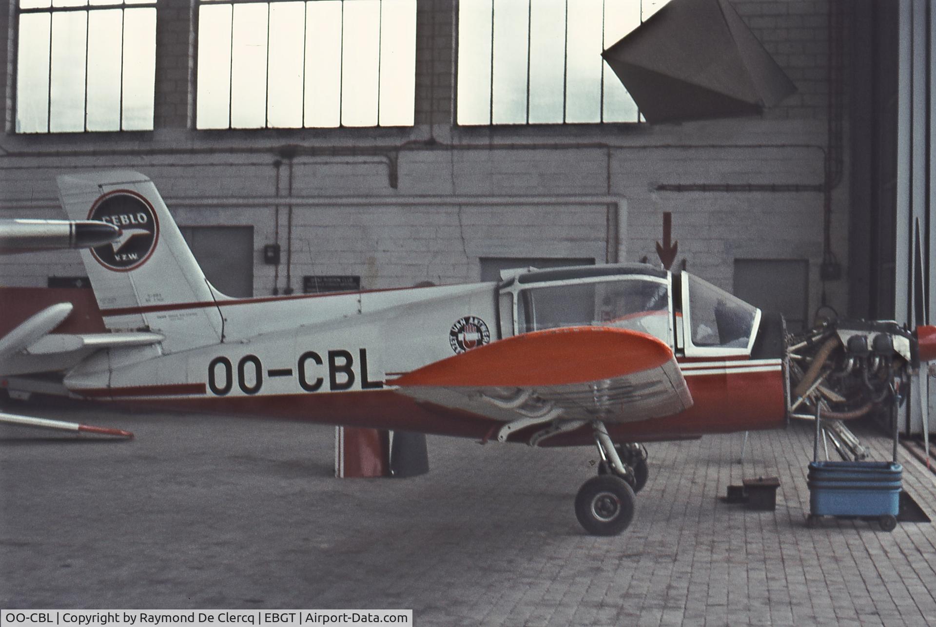 OO-CBL, 1969 Socata MS-883 Rallye 115 C/N 1366, Gent  1973