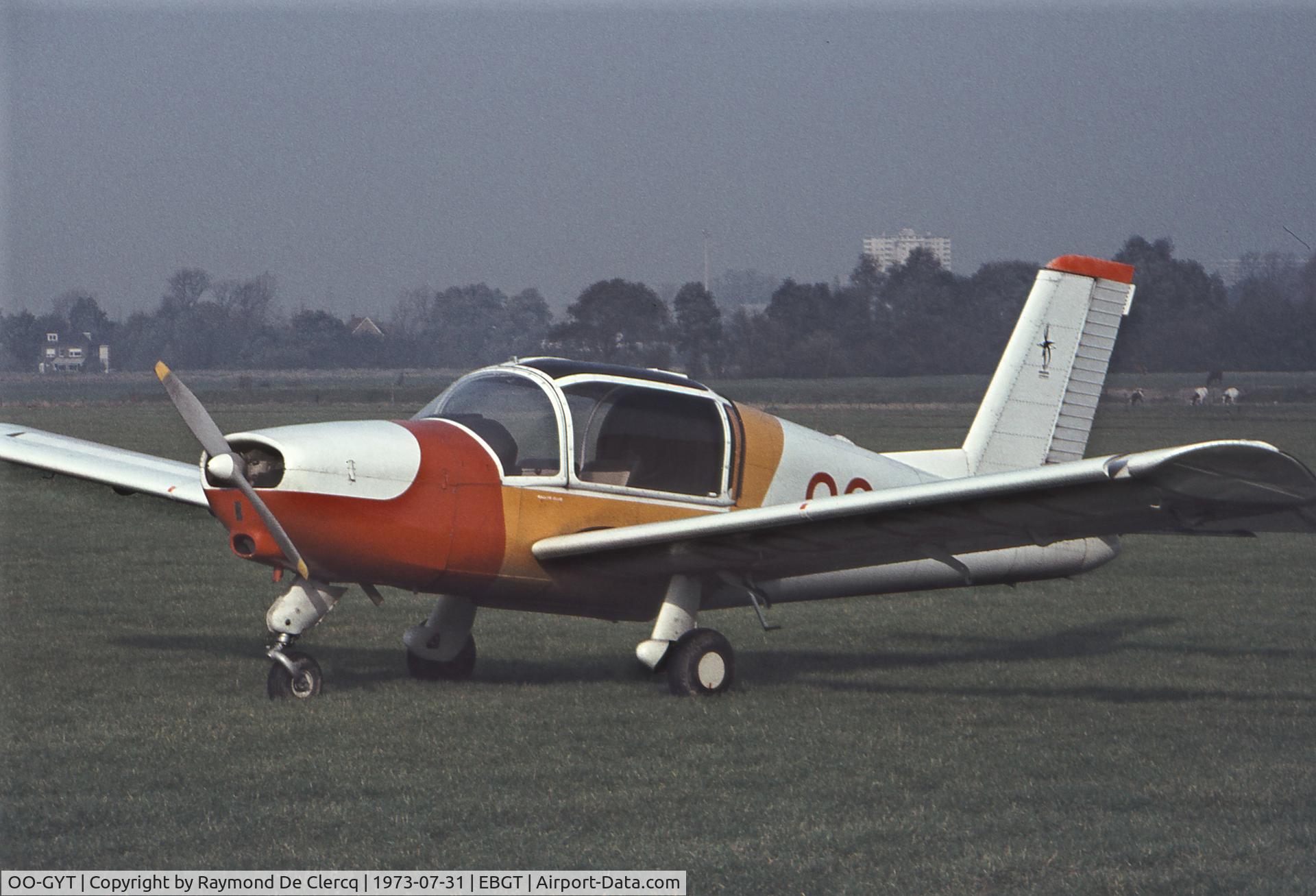 OO-GYT, 1973 Socata MS-880B Rallye 100T C/N 2260, GENT 31-7-73