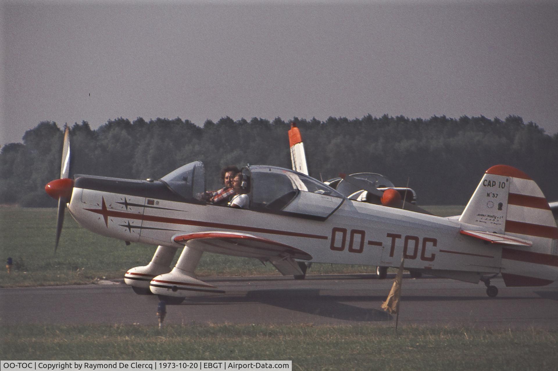 OO-TOC, 1973 Mudry CAP-10B C/N 037, Gent  20-10-73