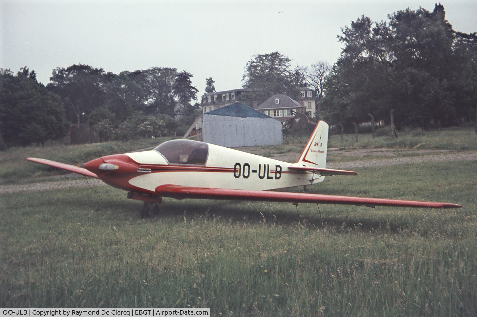 OO-ULB, 1965 Alpavia Fournier RF-3 C/N 71, Gent  1968