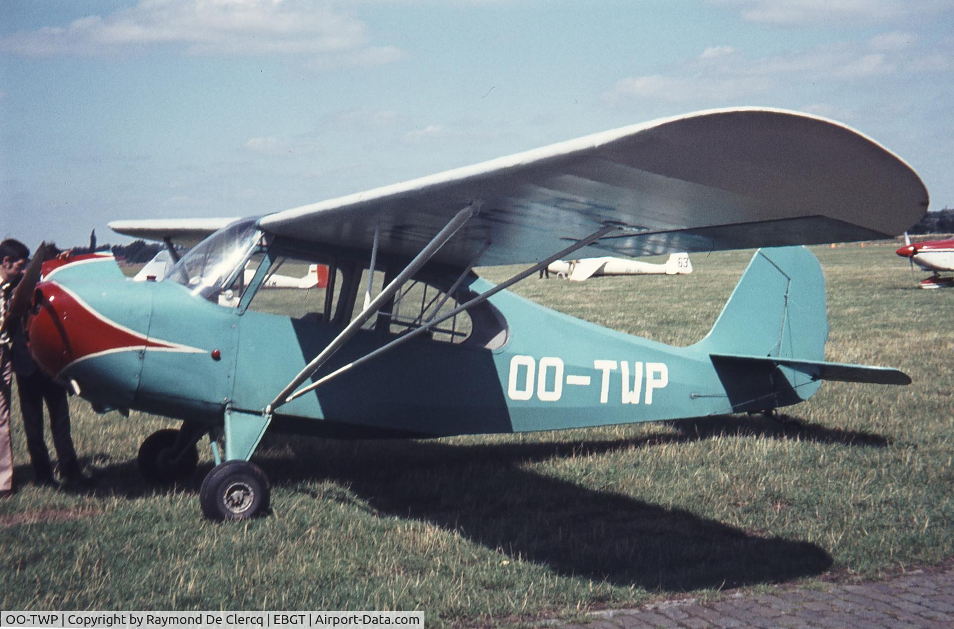 OO-TWP, 1946 Aeronca 7AC Champion C/N 7AC-3624, Gent  1970