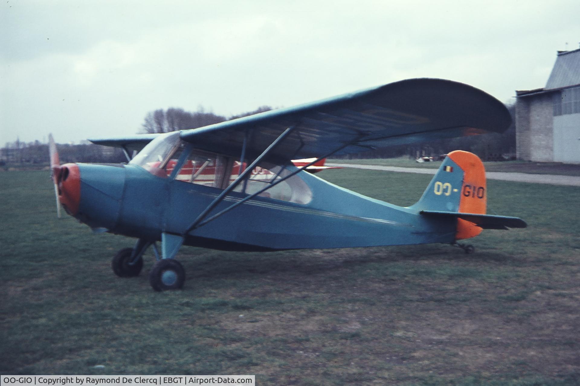 OO-GIO, 1946 Aeronca 7AC Champion C/N 7AC-4458, Gent 1968