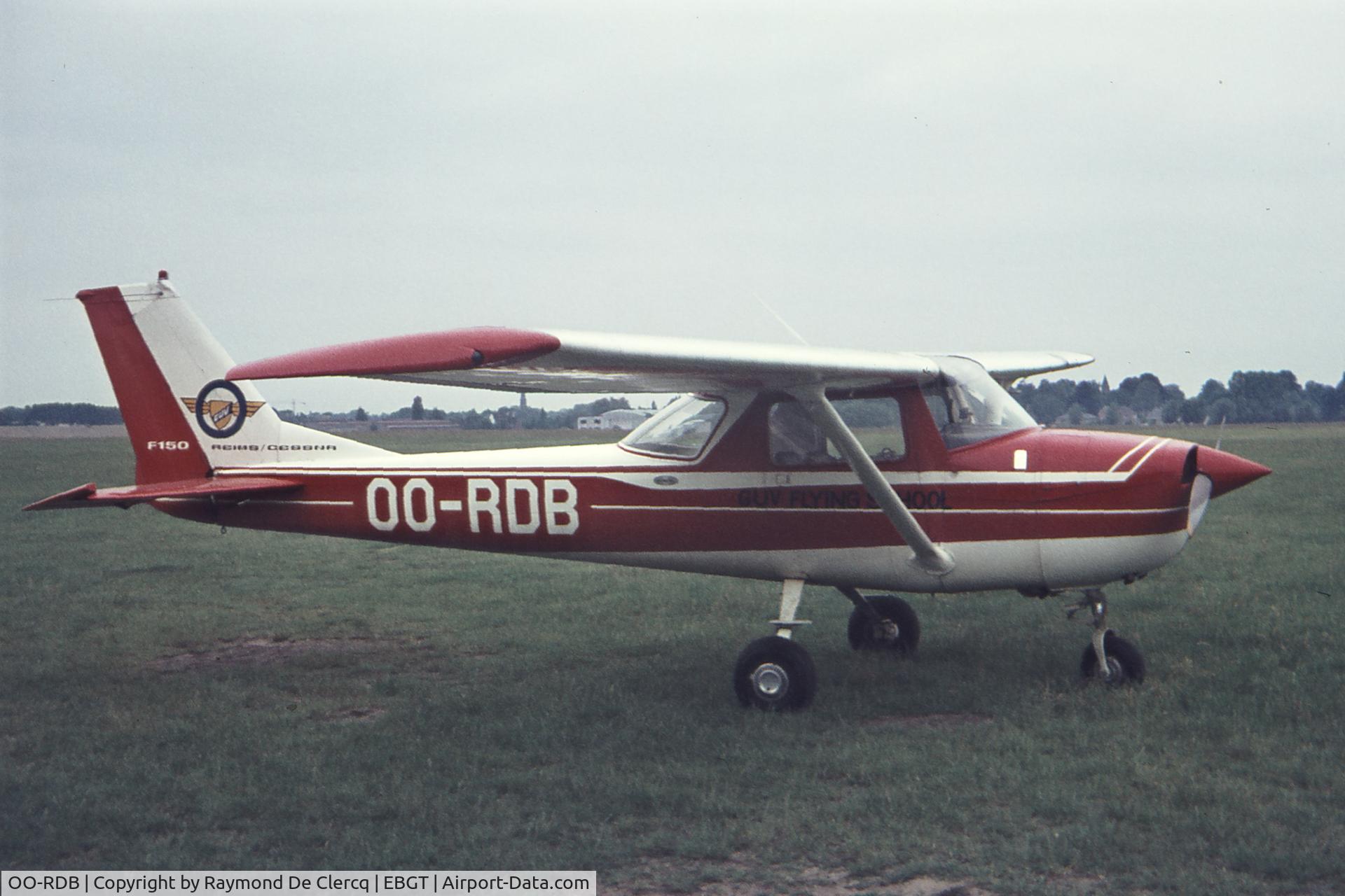 OO-RDB, Reims F150K C/N 0562, Gent  1970