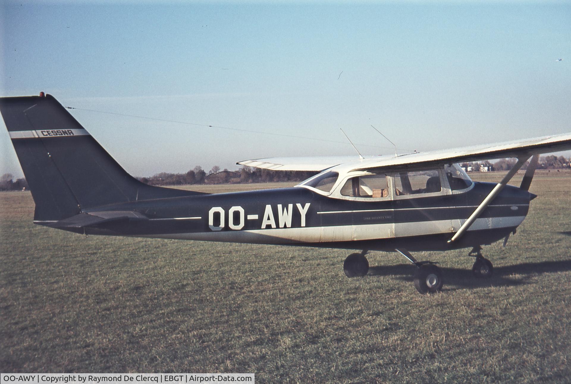 OO-AWY, 1969 Reims F172H Skyhawk C/N 0563, Gent  11-1-70