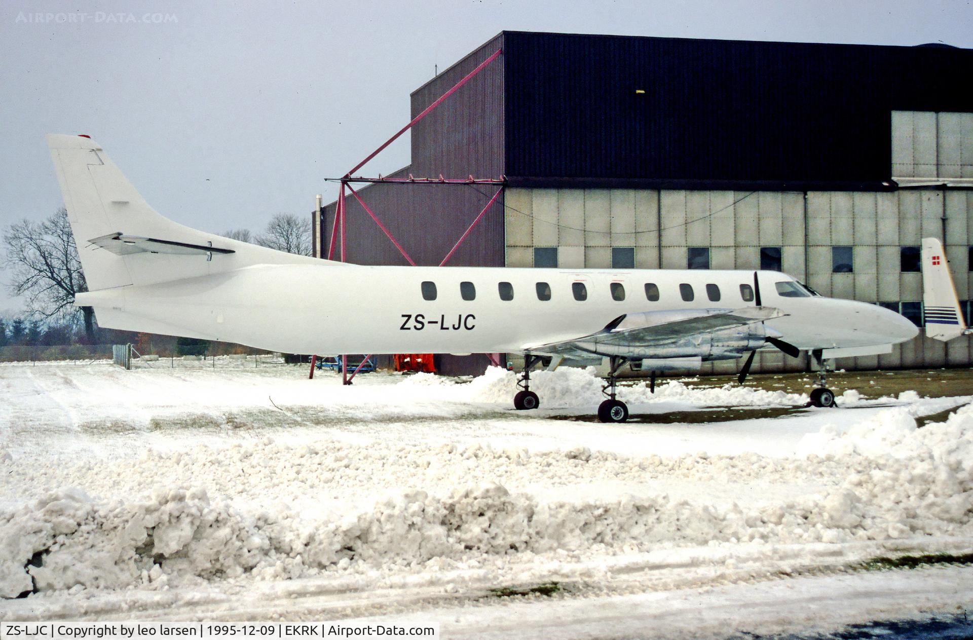 ZS-LJC, 1980 Swearingen SA-226TC Merlin II C/N TC-330, RKE Roskilde Denmark 9.12.95